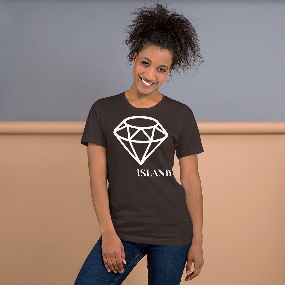 DIAMOND ISLAND VERSE   Unisex t-shirt