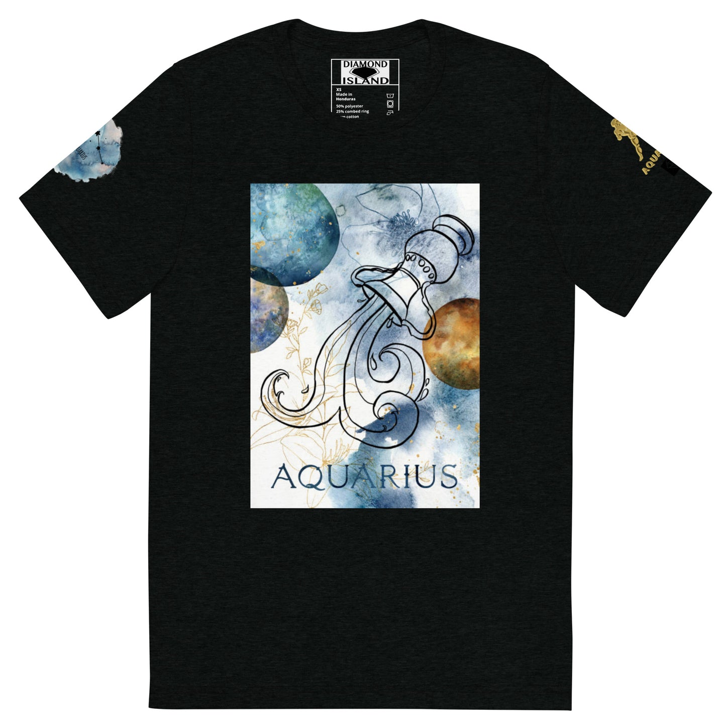 DIAMOND ISLAND ZODIAC AQUARIUS WEAR Short sleeve t-shirt
