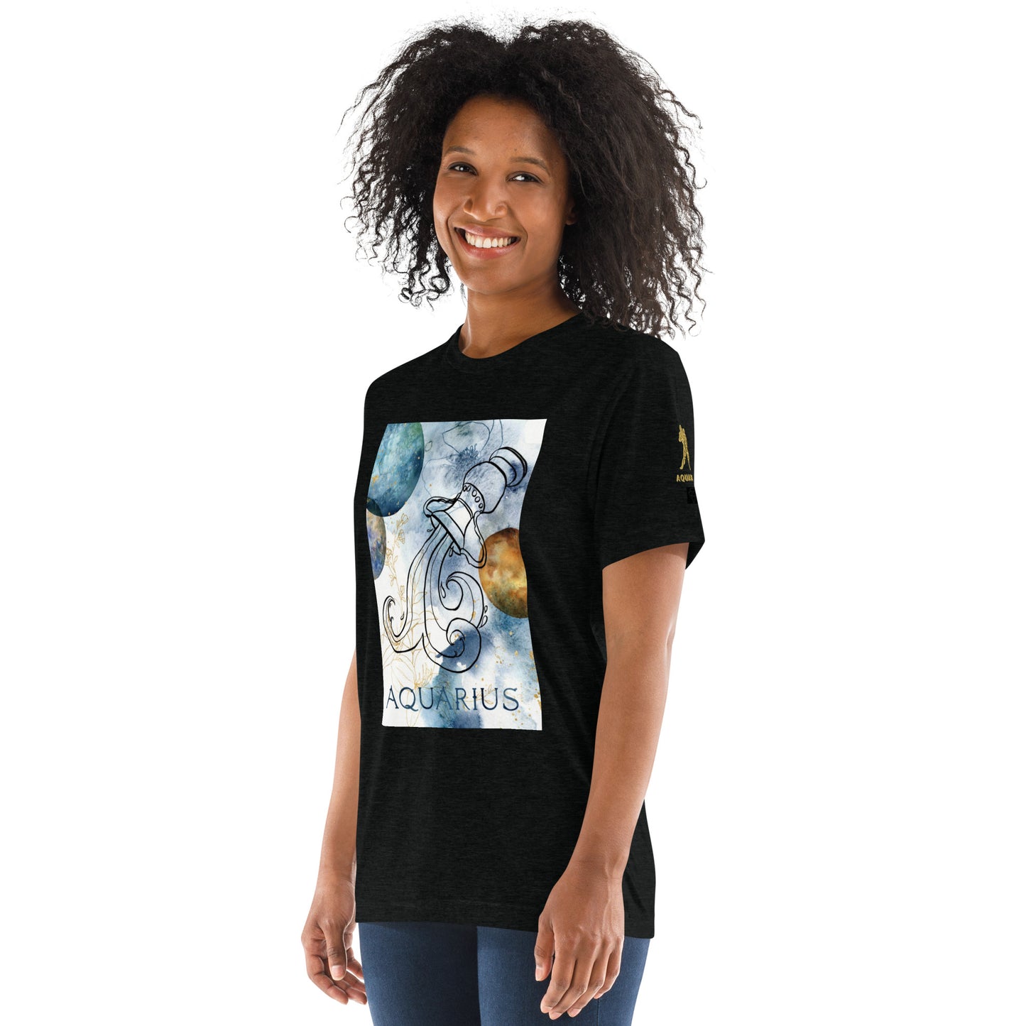 DIAMOND ISLAND ZODIAC AQUARIUS WEAR Short sleeve t-shirt