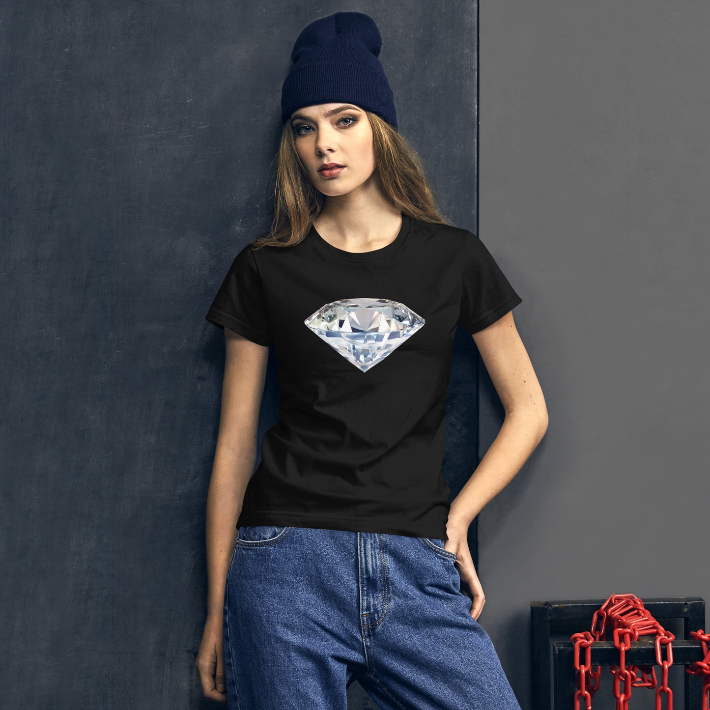 DIAMOND ISLAND JEWEL  Women's short sleeve t-shirt