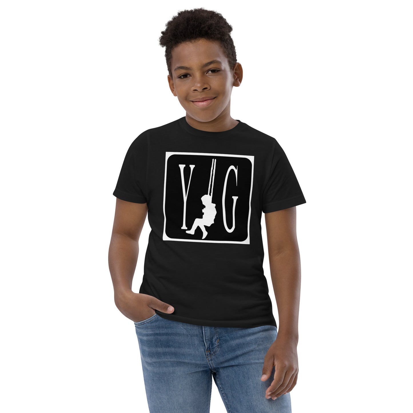 YOUNG GENIUS GEAR SWINGER Youth jersey t-shirt  Black/ Blue/ Gray/ Light Blue/ White