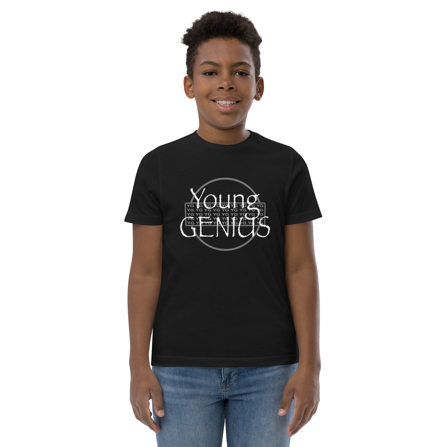 YOUNG GENIUS GEAR  Youth jersey t-shirt  Black/ Blue/ Gray/ Light Blue