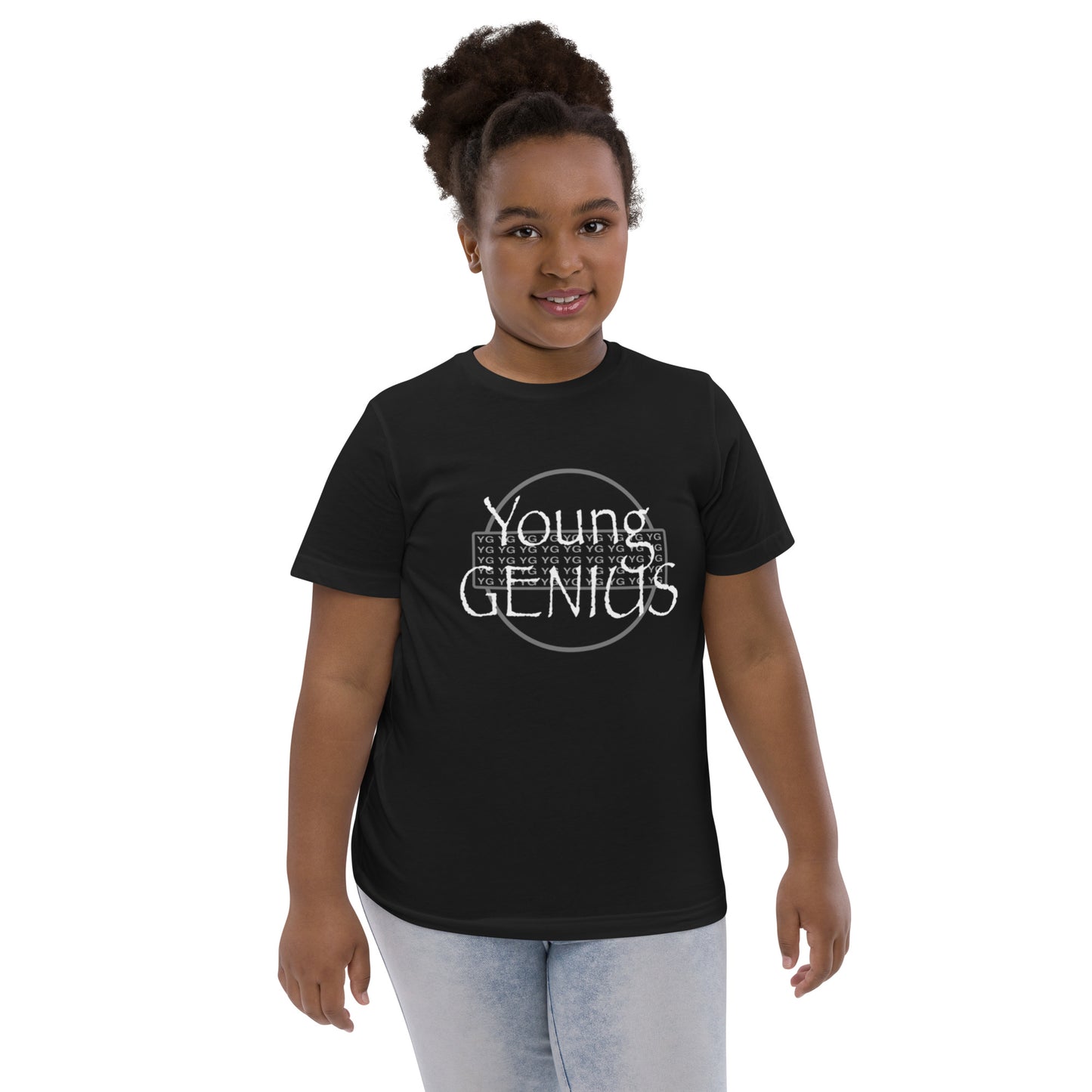 YOUNG GENIUS GEAR  Youth jersey t-shirt  Black/ Blue/ Gray/ Light Blue