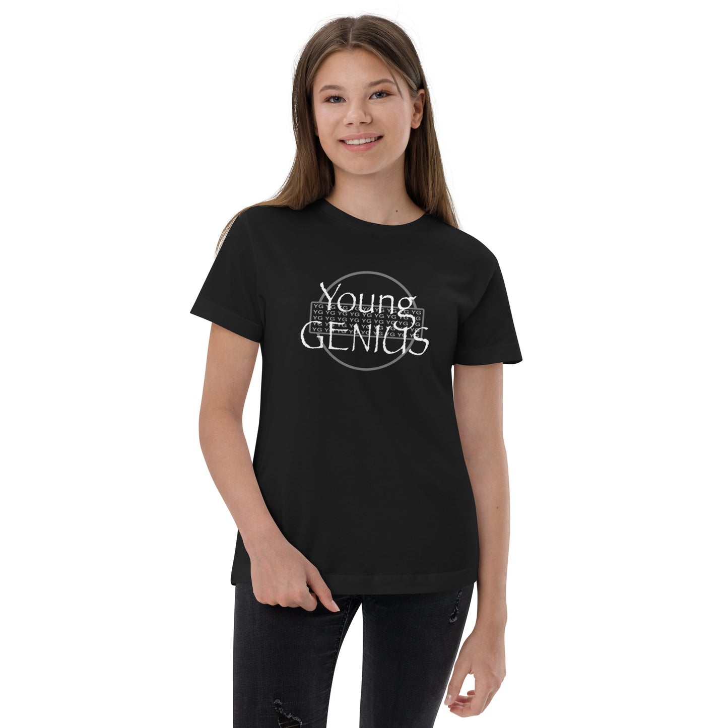 YOUNG GENIUS GEAR  Youth jersey t-shirt  Black/ Blue/ Gray/ Light Blue