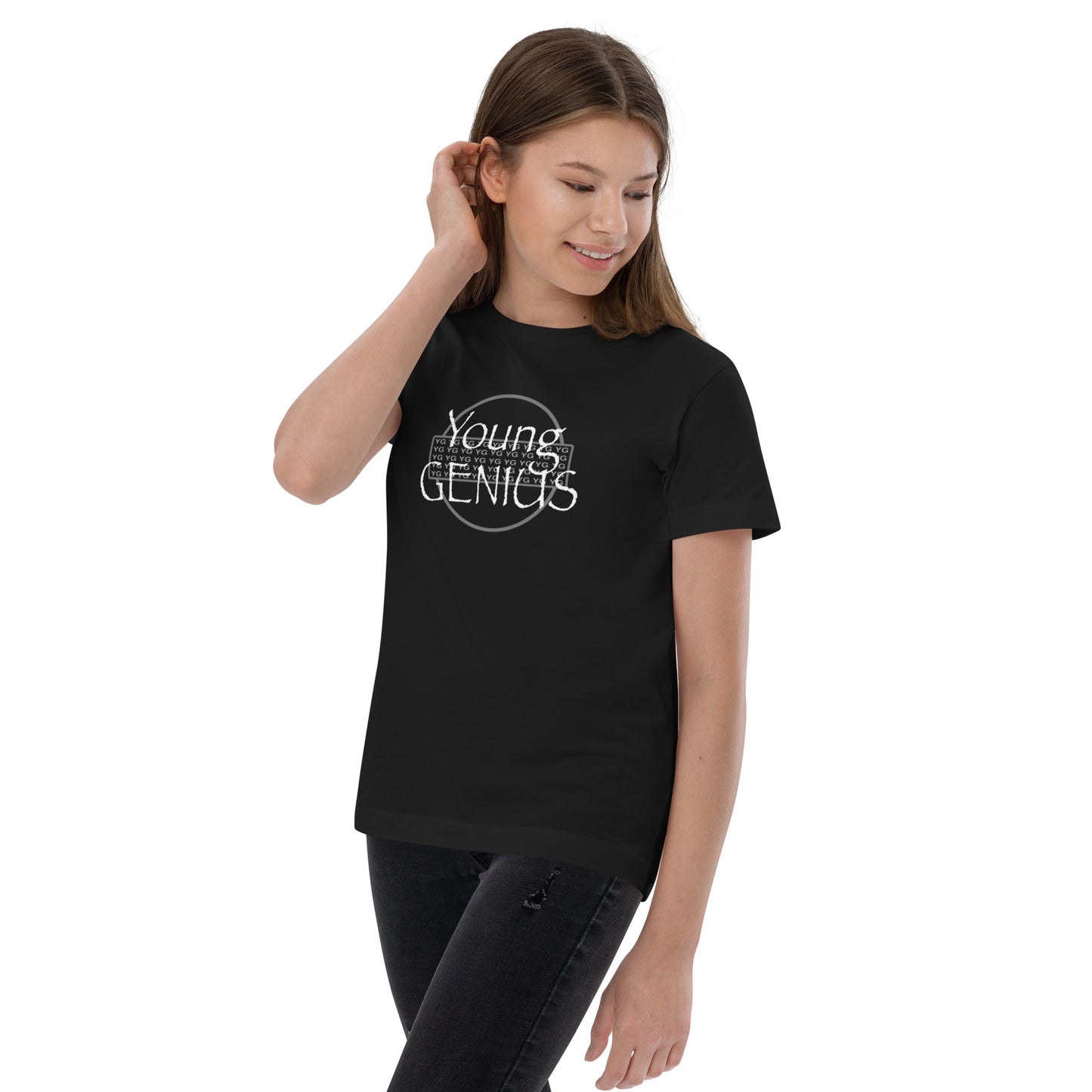 YOUNG GENIUS GEAR  Youth jersey t-shirt  Black/ Blue/ Gray/ Light Blue