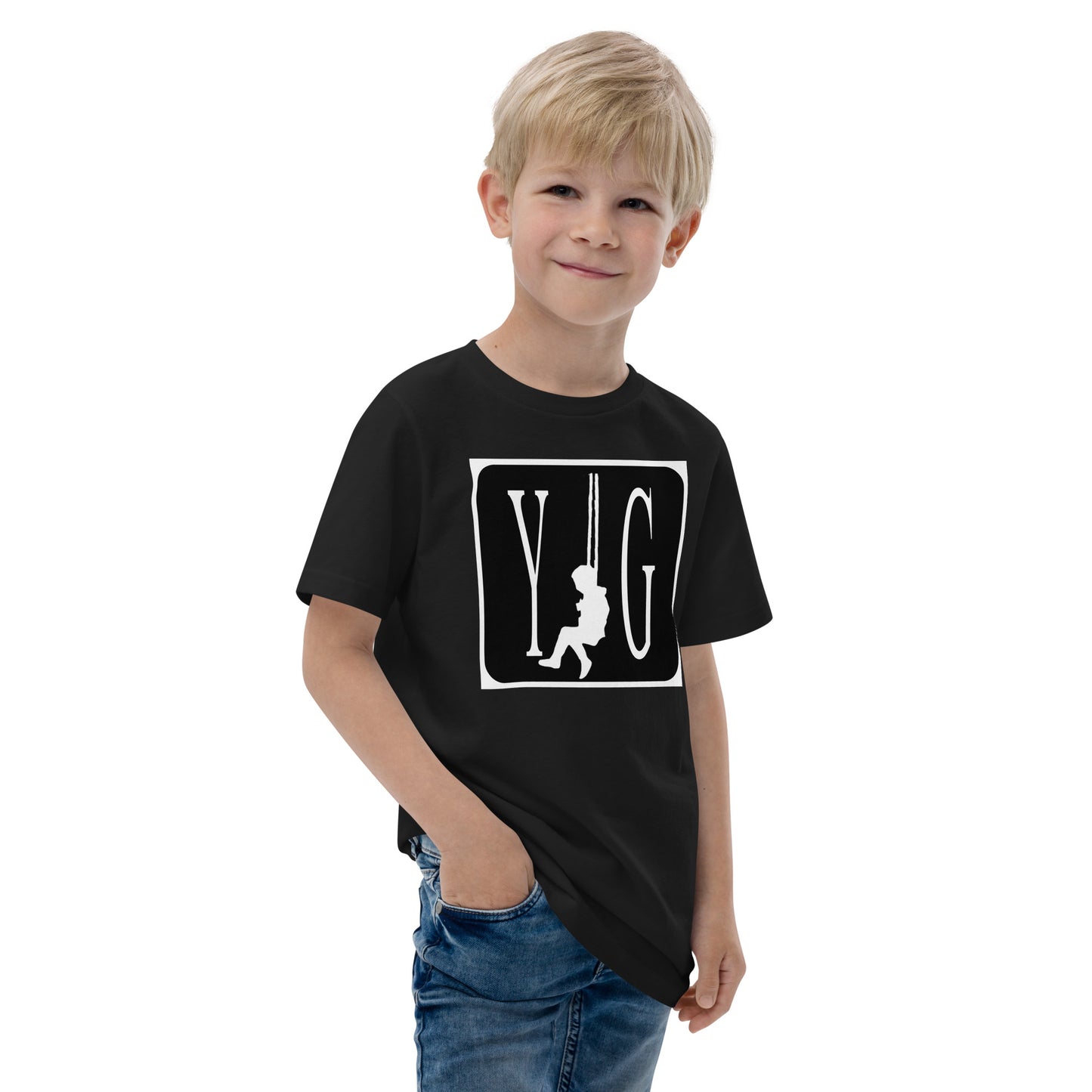 YOUNG GENIUS GEAR SWINGER Youth jersey t-shirt  Black/ Blue/ Gray/ Light Blue/ White