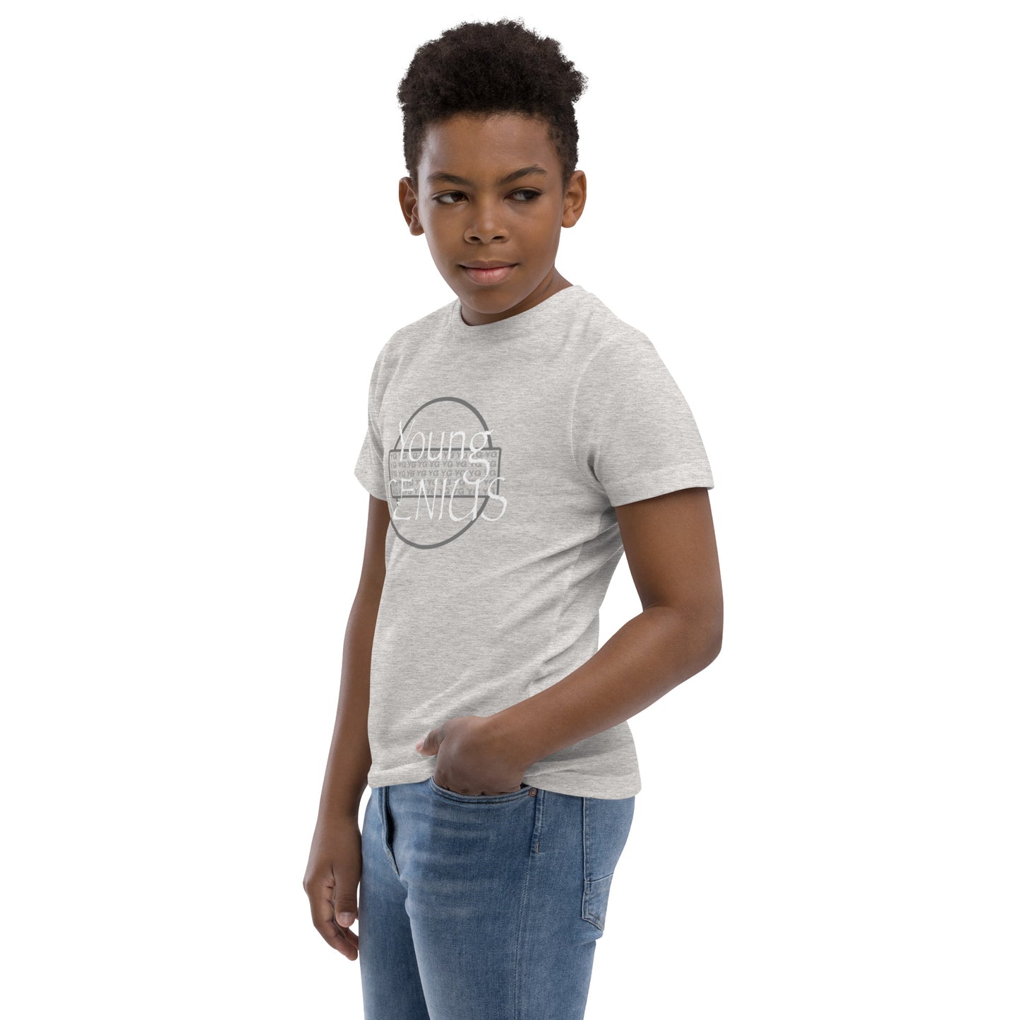 YOUNG GENIUS GEAR  Youth jersey t-shirt  Black/ Blue/ Gray/ Light Blue