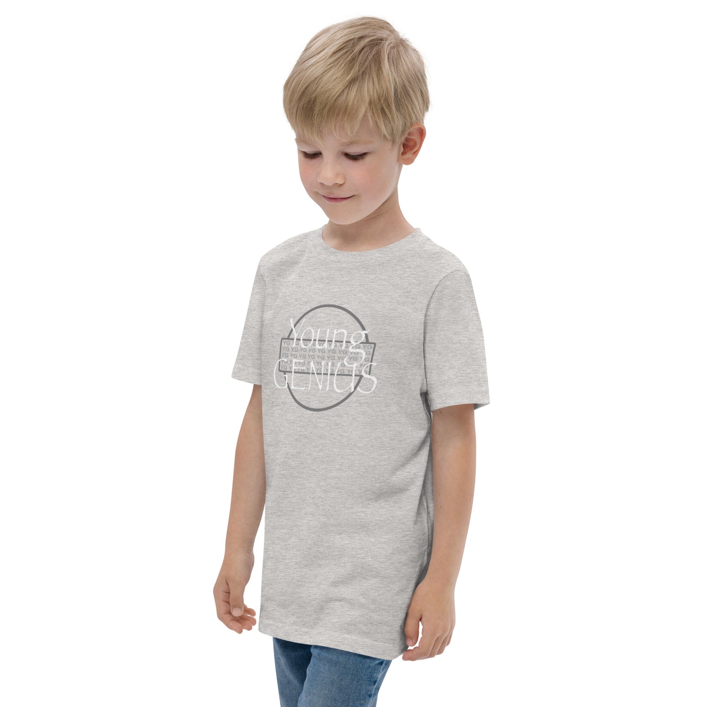YOUNG GENIUS GEAR  Youth jersey t-shirt  Black/ Blue/ Gray/ Light Blue