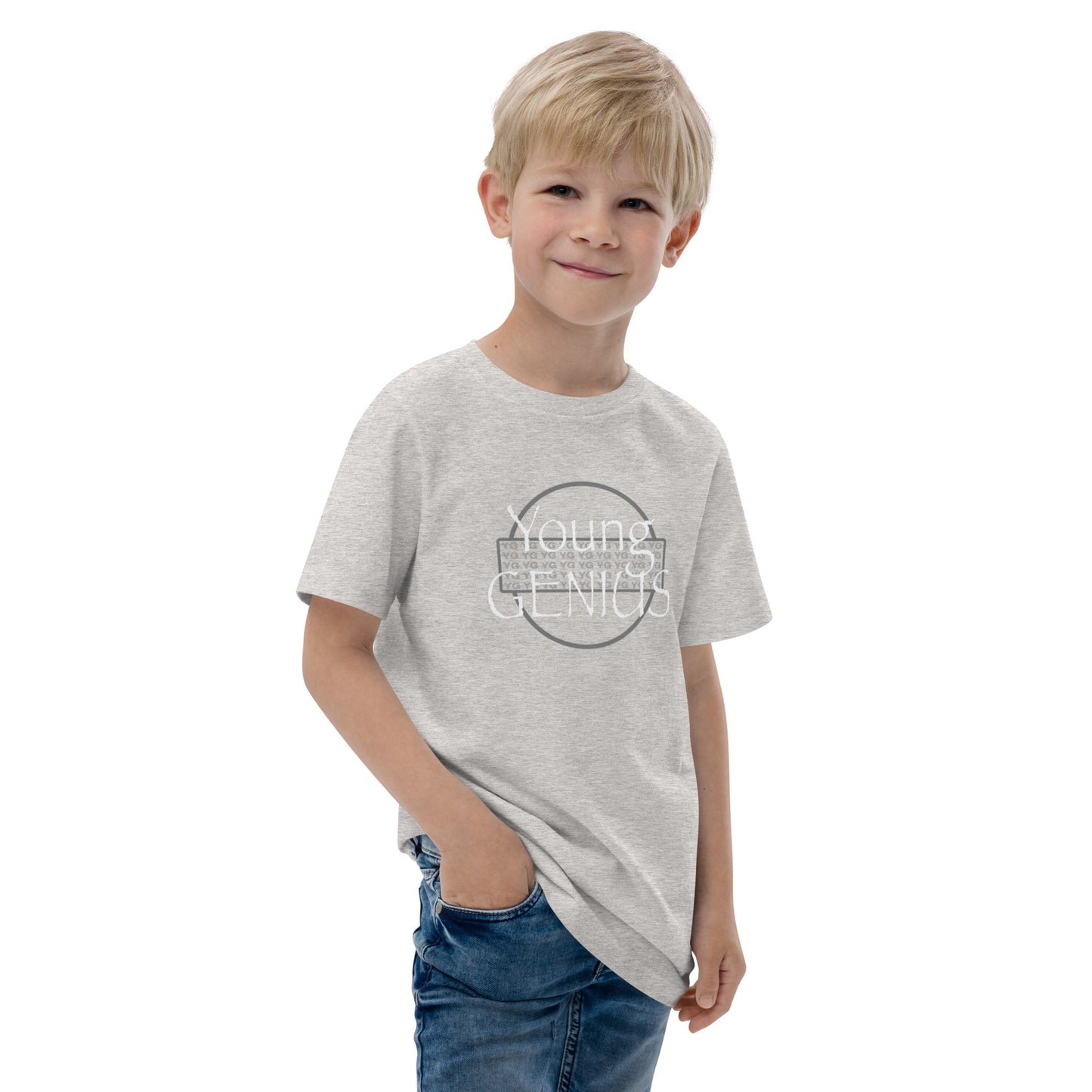YOUNG GENIUS GEAR  Youth jersey t-shirt  Black/ Blue/ Gray/ Light Blue
