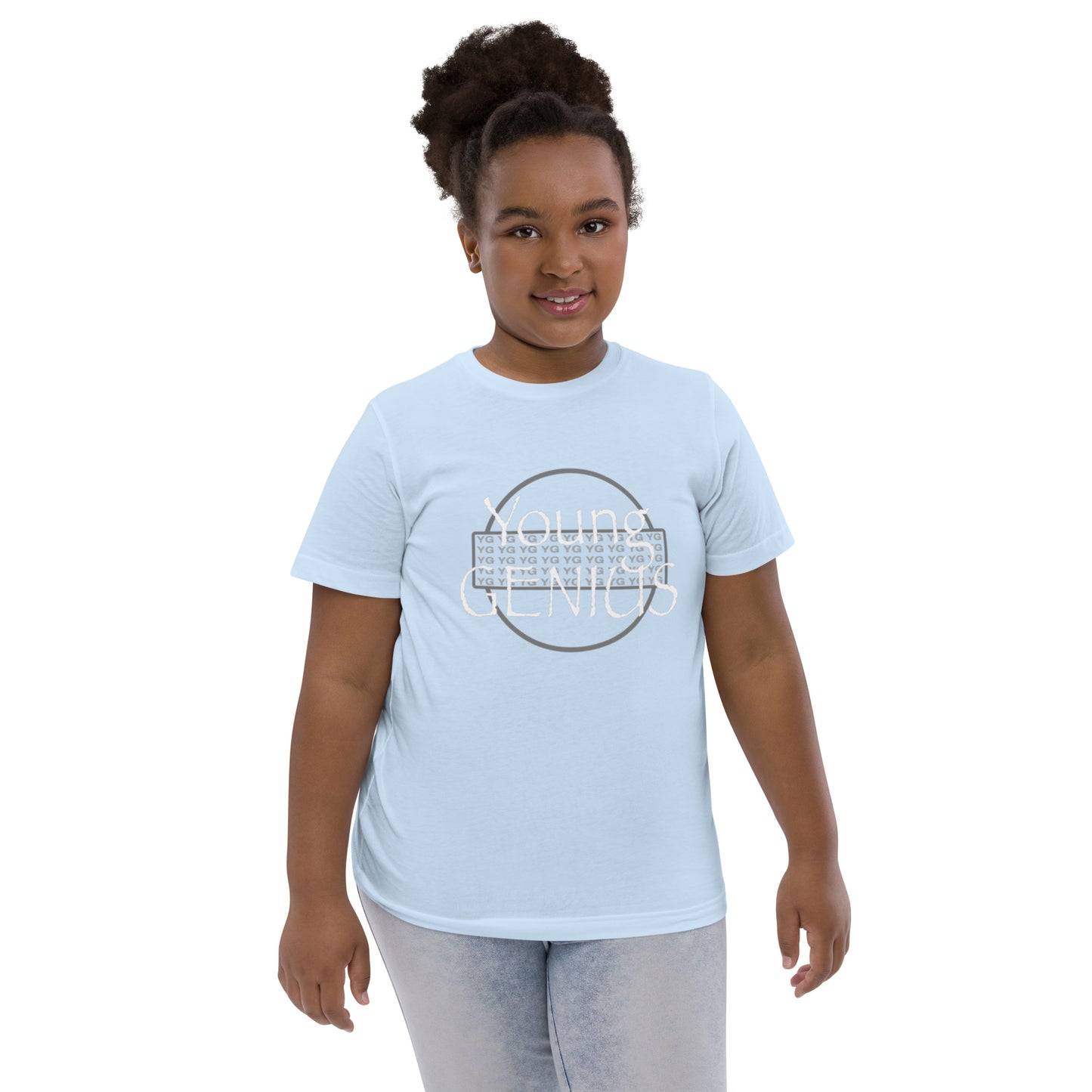 YOUNG GENIUS GEAR  Youth jersey t-shirt  Black/ Blue/ Gray/ Light Blue