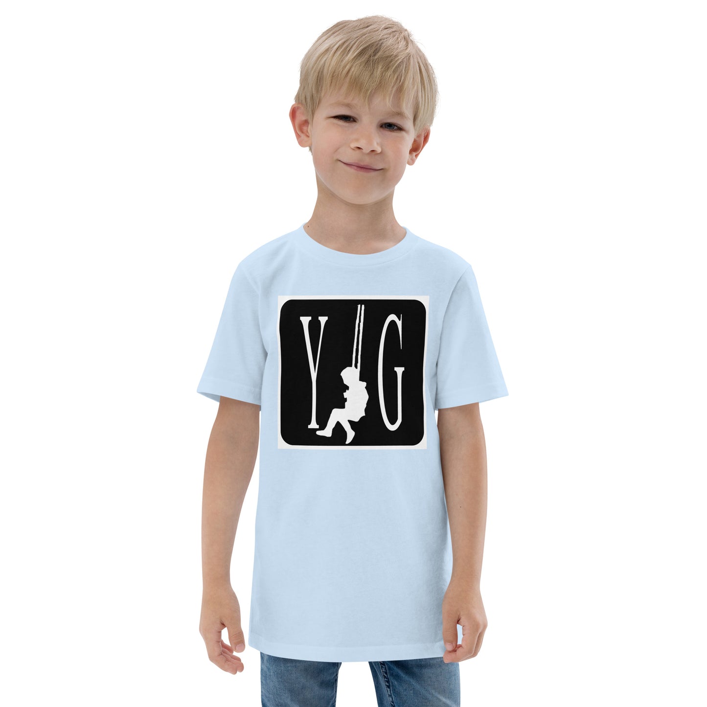 YOUNG GENIUS GEAR SWINGER Youth jersey t-shirt  Black/ Blue/ Gray/ Light Blue/ White