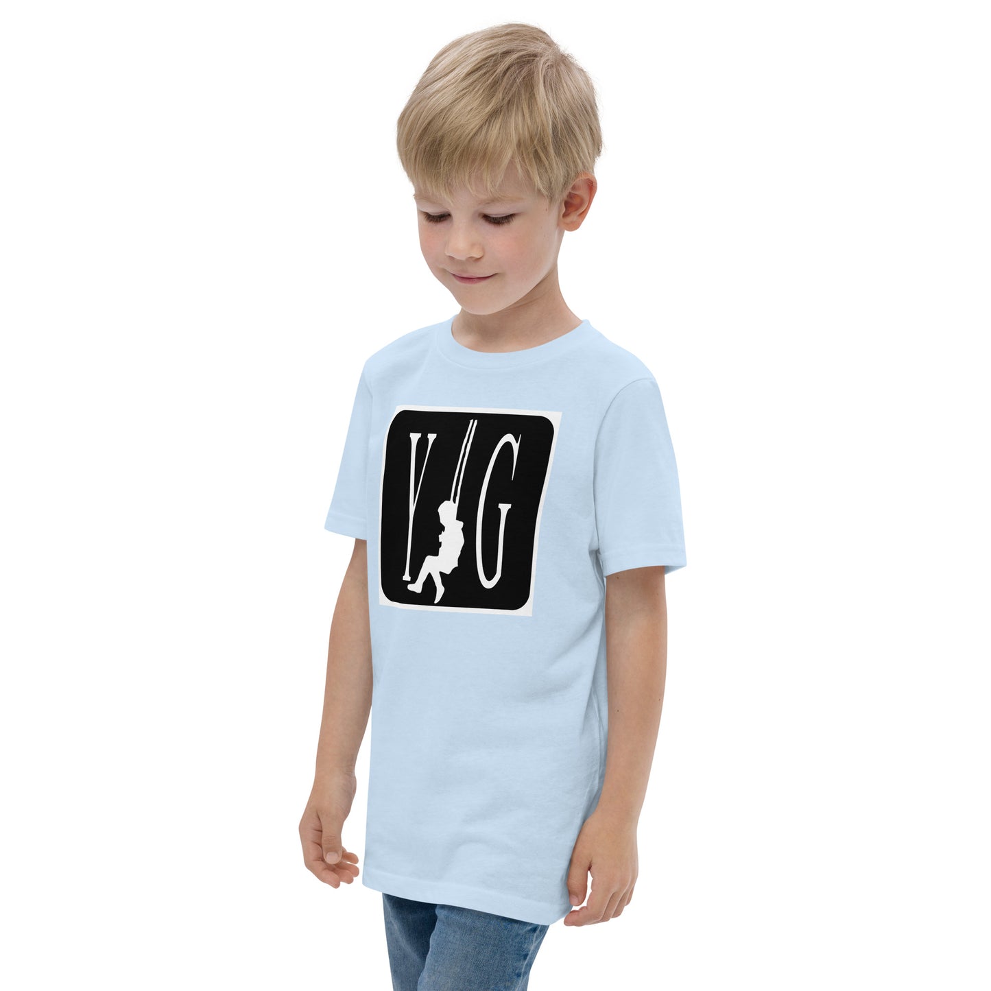 YOUNG GENIUS GEAR SWINGER Youth jersey t-shirt  Black/ Blue/ Gray/ Light Blue/ White
