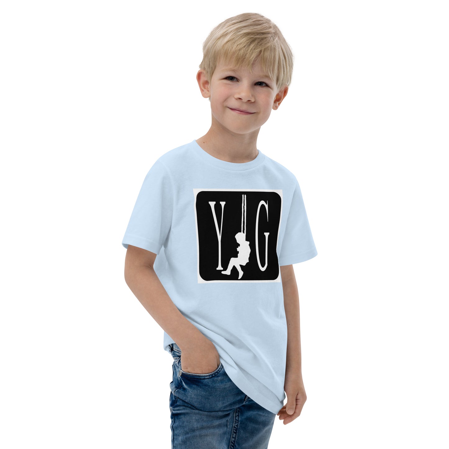 YOUNG GENIUS GEAR SWINGER Youth jersey t-shirt  Black/ Blue/ Gray/ Light Blue/ White