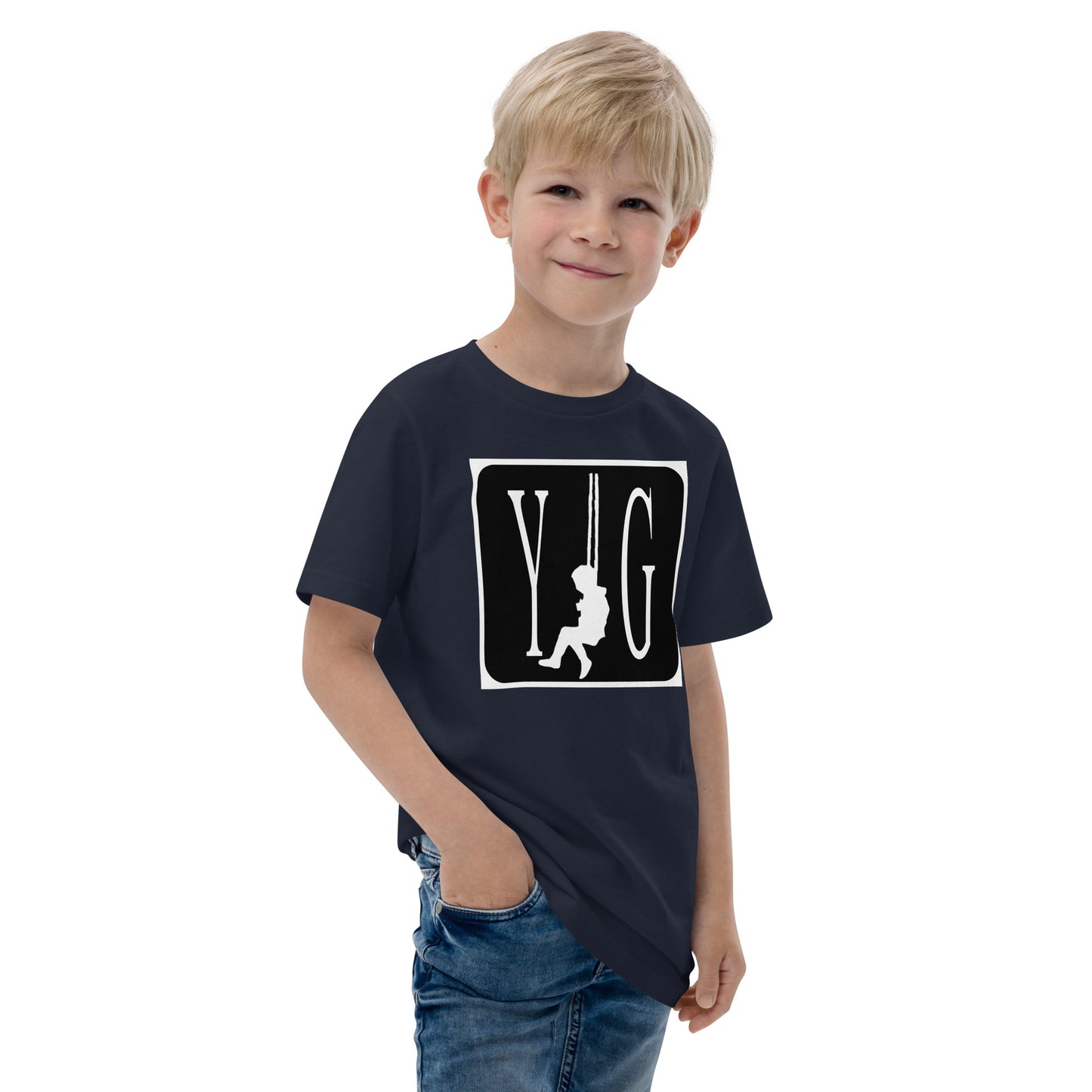 YOUNG GENIUS GEAR SWINGER Youth jersey t-shirt  Black/ Blue/ Gray/ Light Blue/ White