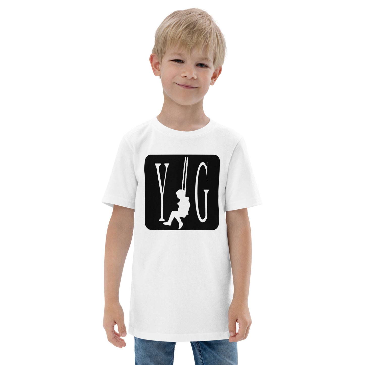 YOUNG GENIUS GEAR SWINGER Youth jersey t-shirt  Black/ Blue/ Gray/ Light Blue/ White