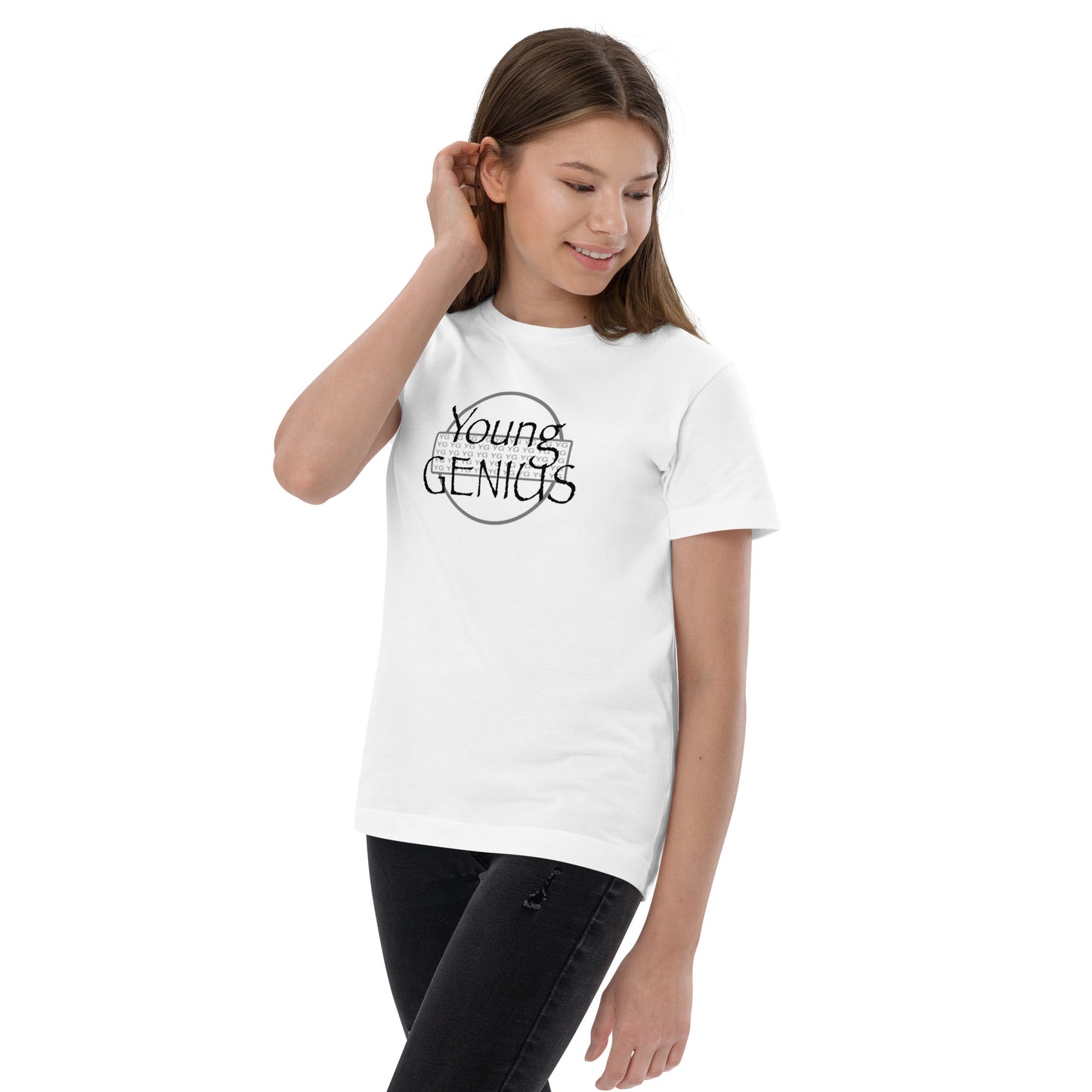 YOUNG GENIUS GEAR Youth jersey t-shirt  White