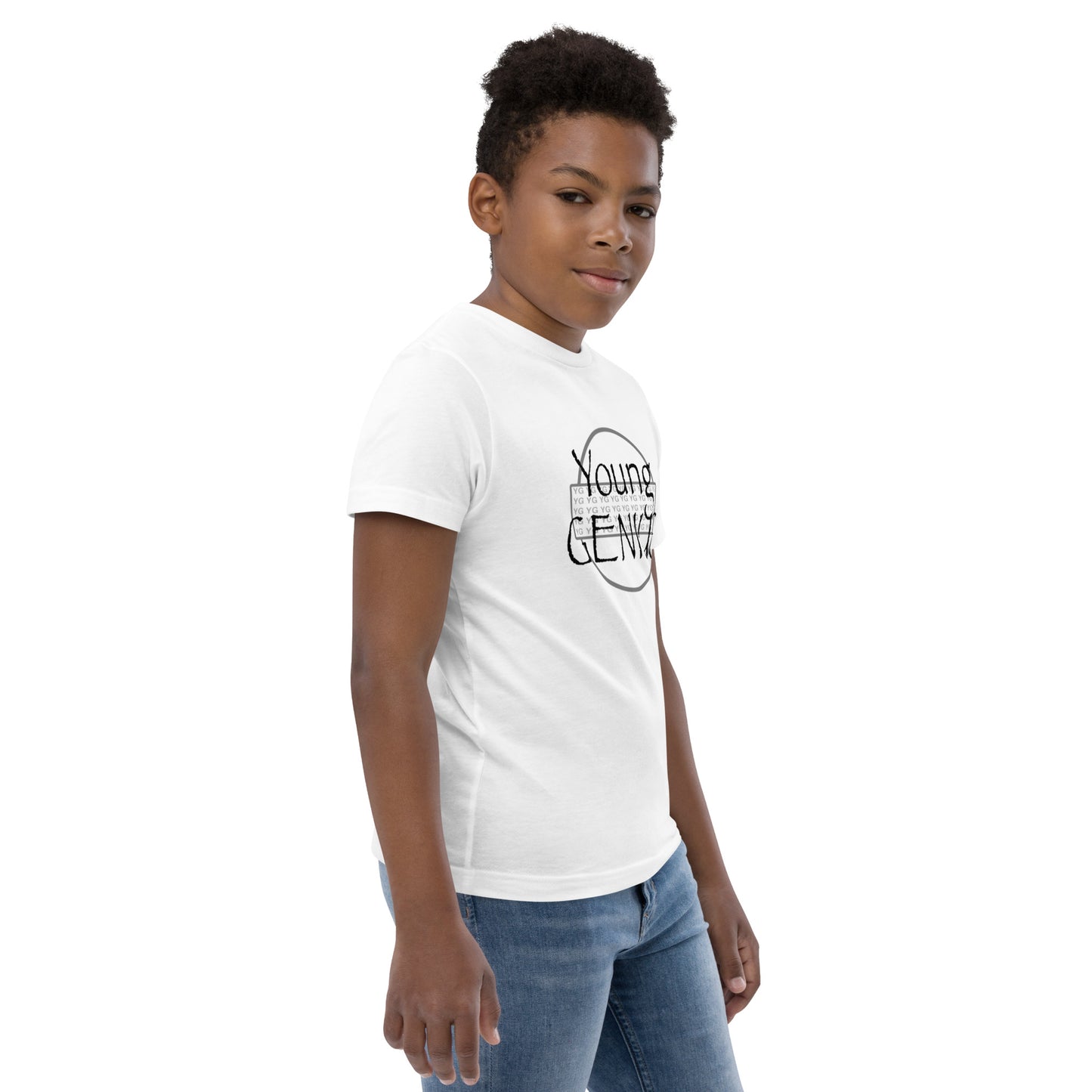 YOUNG GENIUS GEAR Youth jersey t-shirt  White