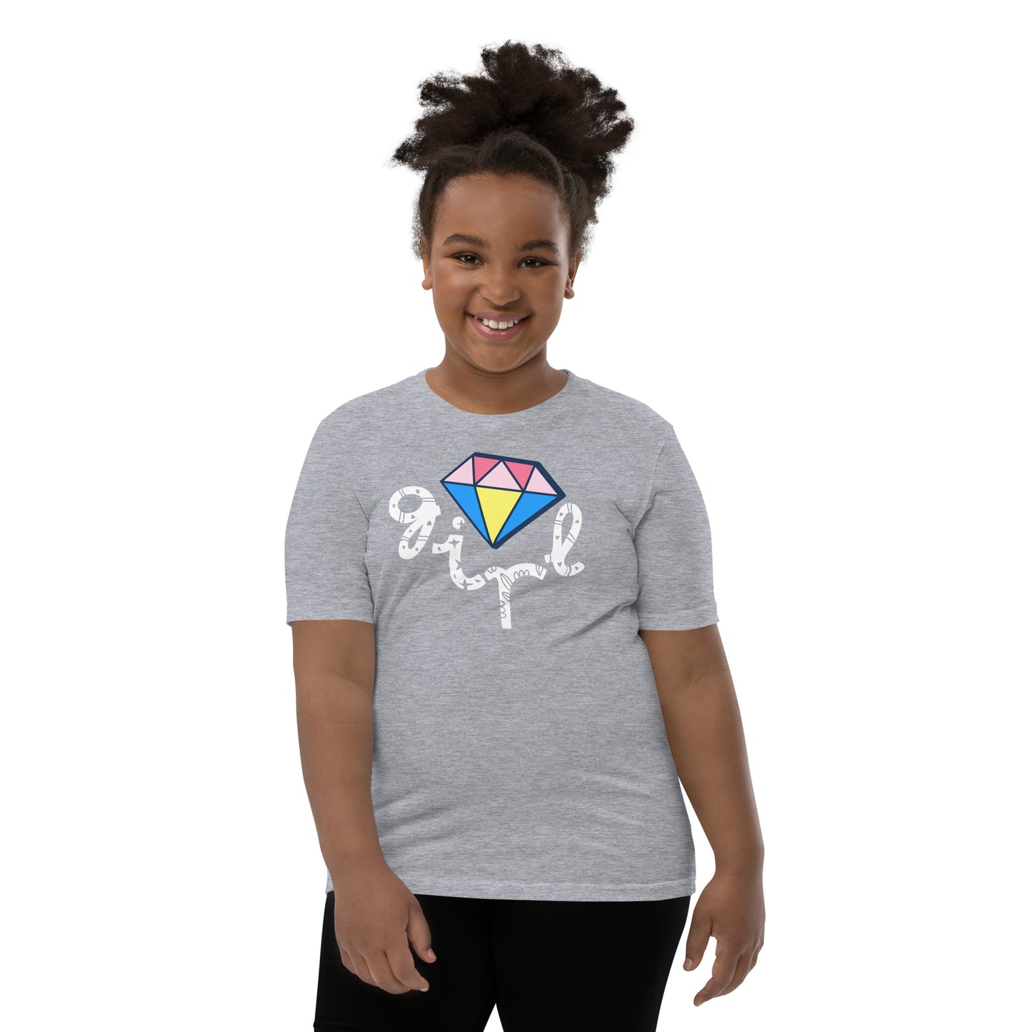 DIAMOND GIRL  Youth Short Sleeve T-Shirt