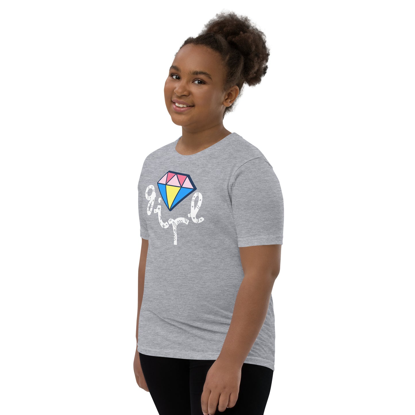DIAMOND GIRL  Youth Short Sleeve T-Shirt