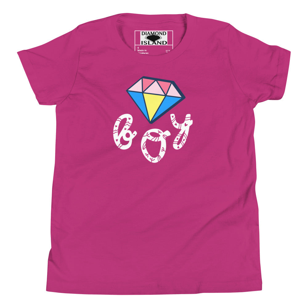 DIAMOND BOY  Youth Short Sleeve T-Shirt
