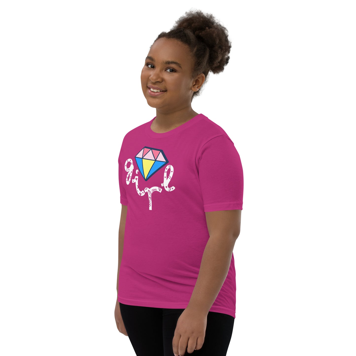 DIAMOND GIRL  Youth Short Sleeve T-Shirt