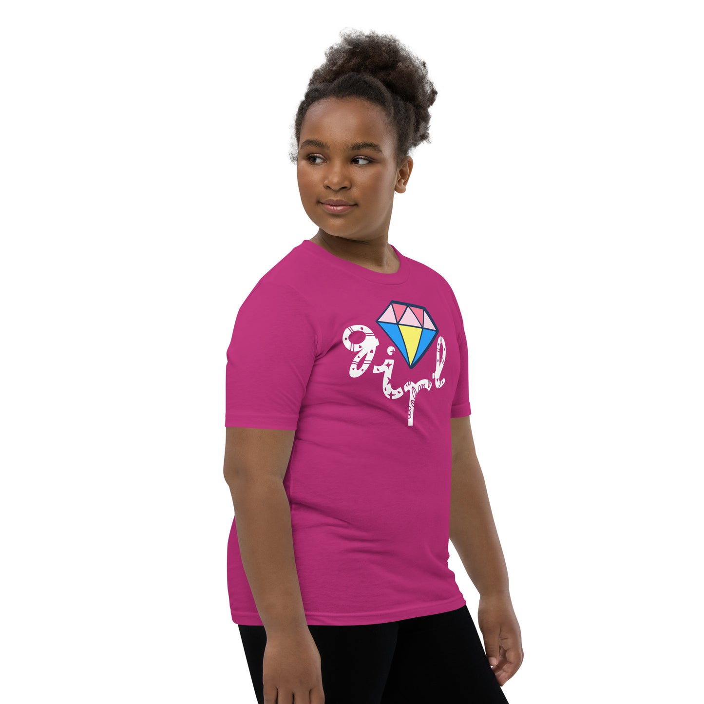 DIAMOND GIRL  Youth Short Sleeve T-Shirt