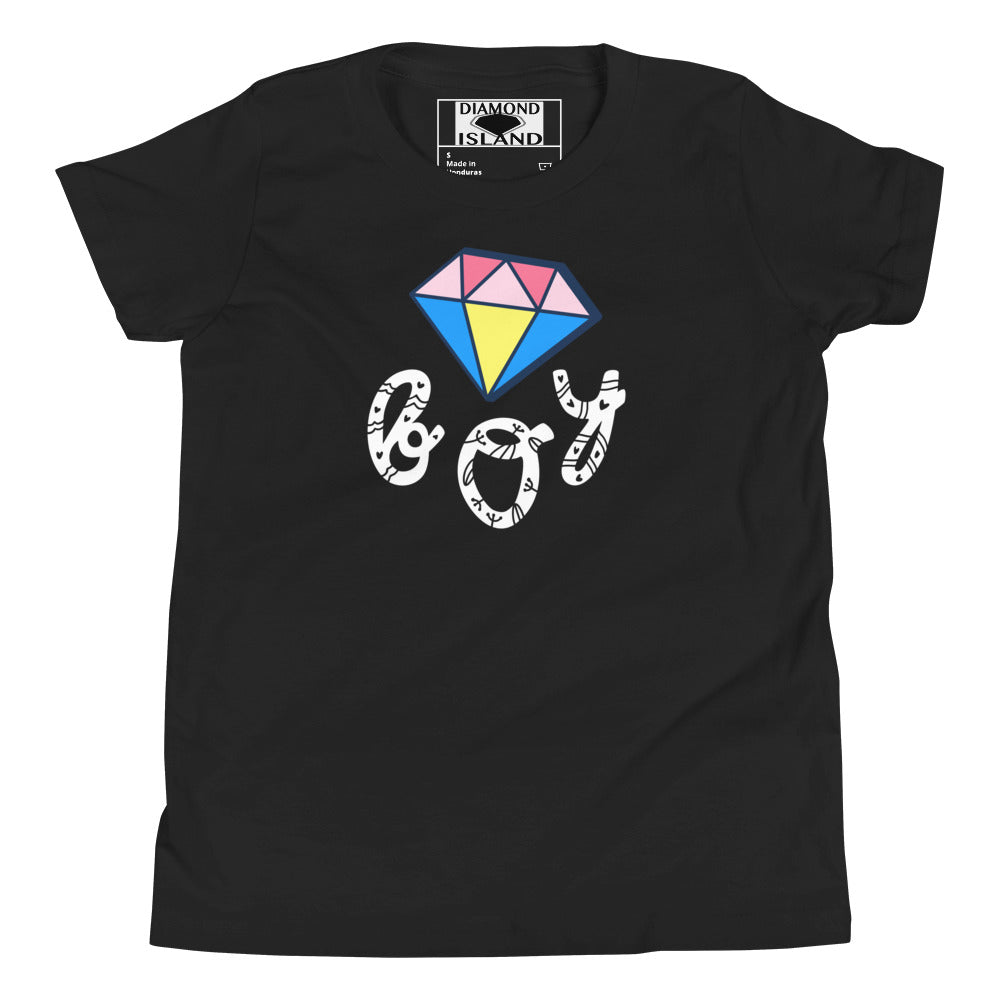 DIAMOND BOY  Youth Short Sleeve T-Shirt