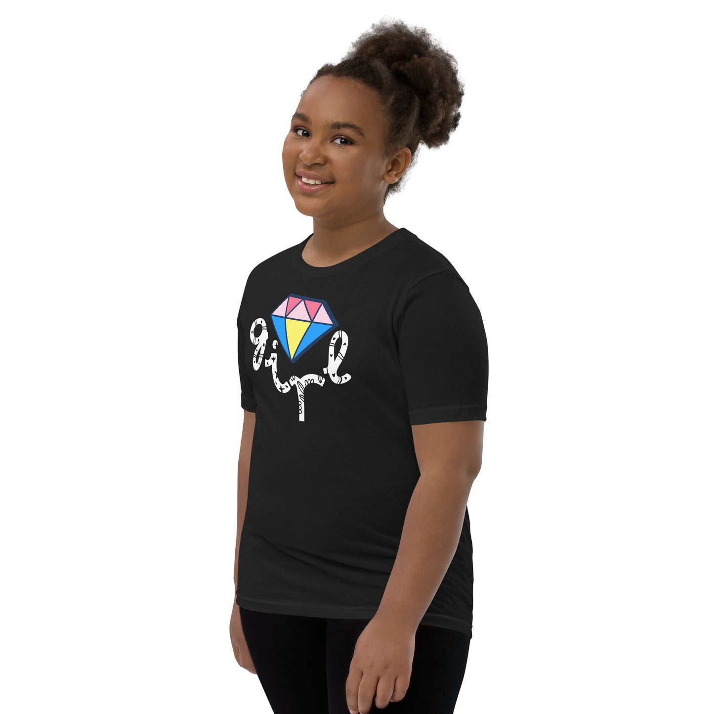 DIAMOND GIRL  Youth Short Sleeve T-Shirt