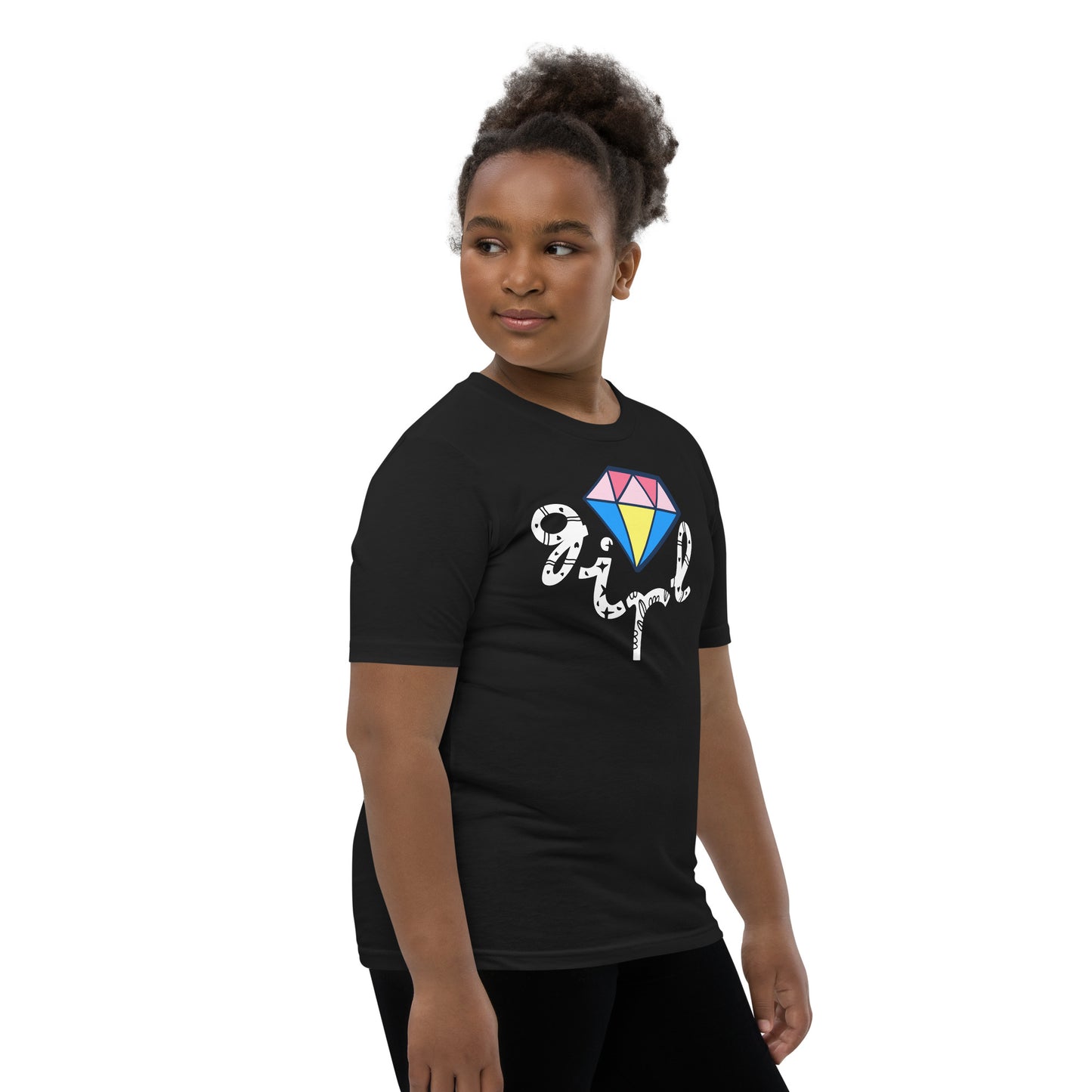 DIAMOND GIRL  Youth Short Sleeve T-Shirt