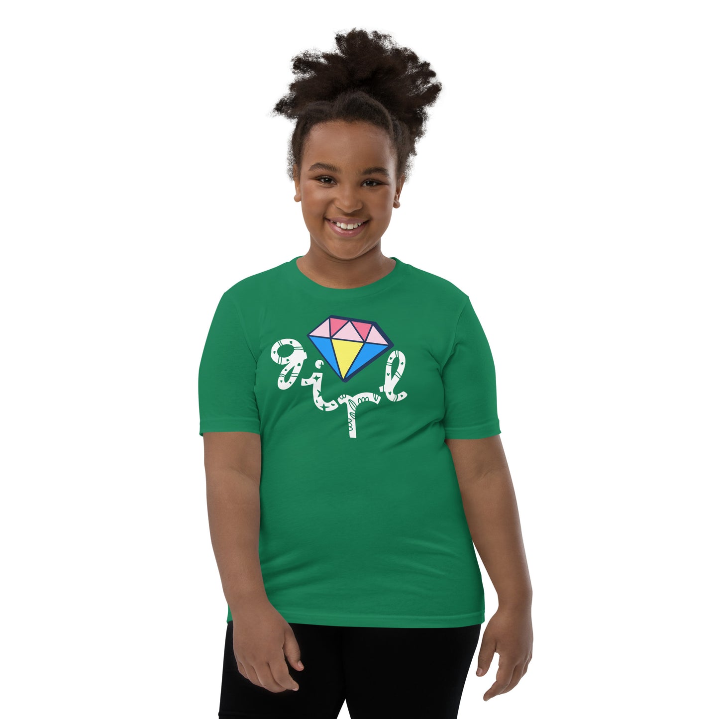 DIAMOND GIRL  Youth Short Sleeve T-Shirt