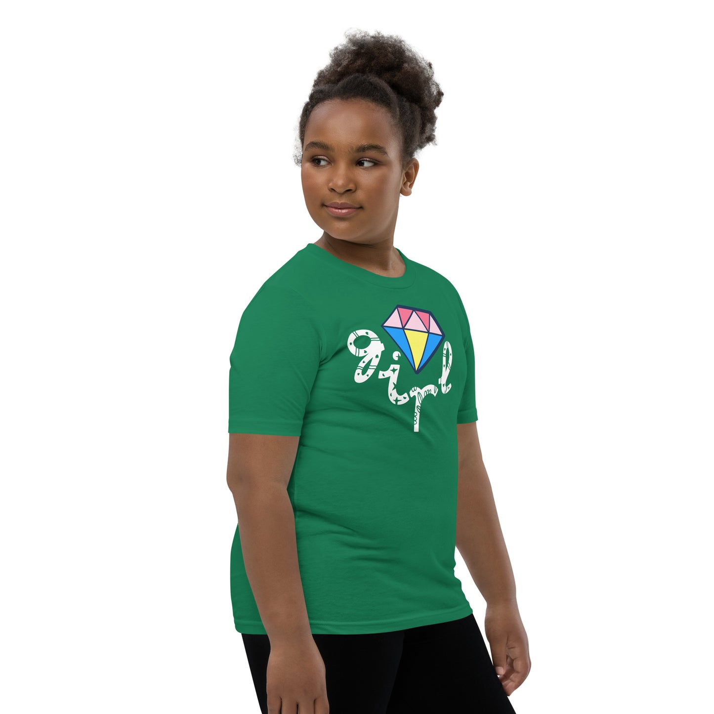 DIAMOND GIRL  Youth Short Sleeve T-Shirt