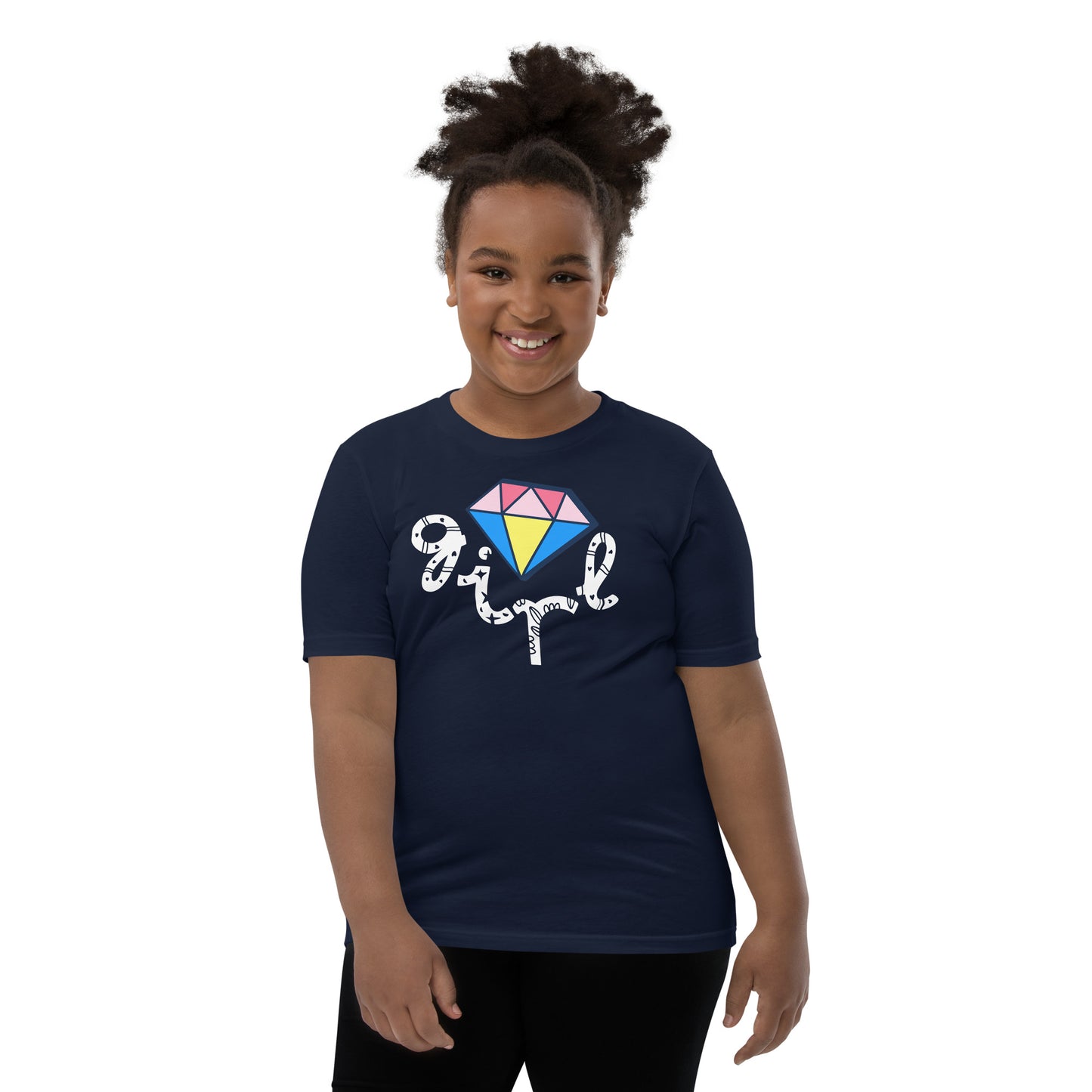 DIAMOND GIRL  Youth Short Sleeve T-Shirt