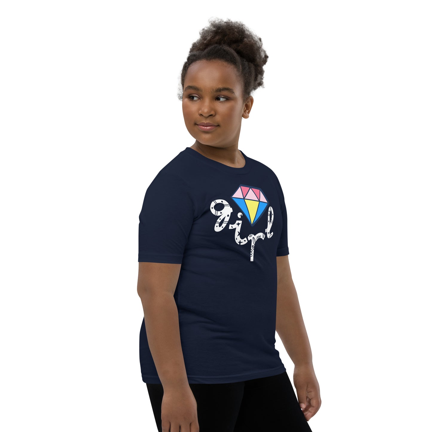 DIAMOND GIRL  Youth Short Sleeve T-Shirt