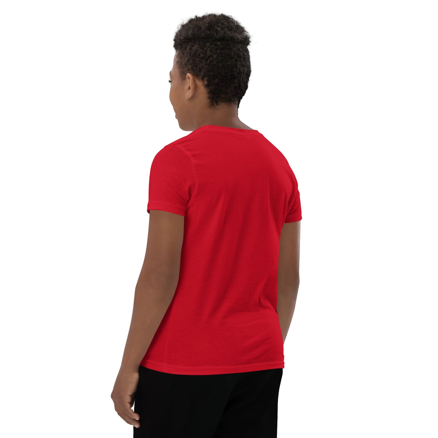YOUNG GENIUS GEAR REPEAT  Youth Short Sleeve T-Shirt  Black/ Navy/ Red/ Dark Grey/ Royal Blue/ Berry/ Heather Forest/ Kelly/ Heather Blue/ Athletic Heather/ White