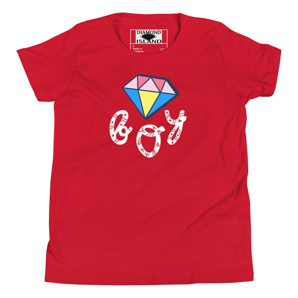 DIAMOND BOY  Youth Short Sleeve T-Shirt