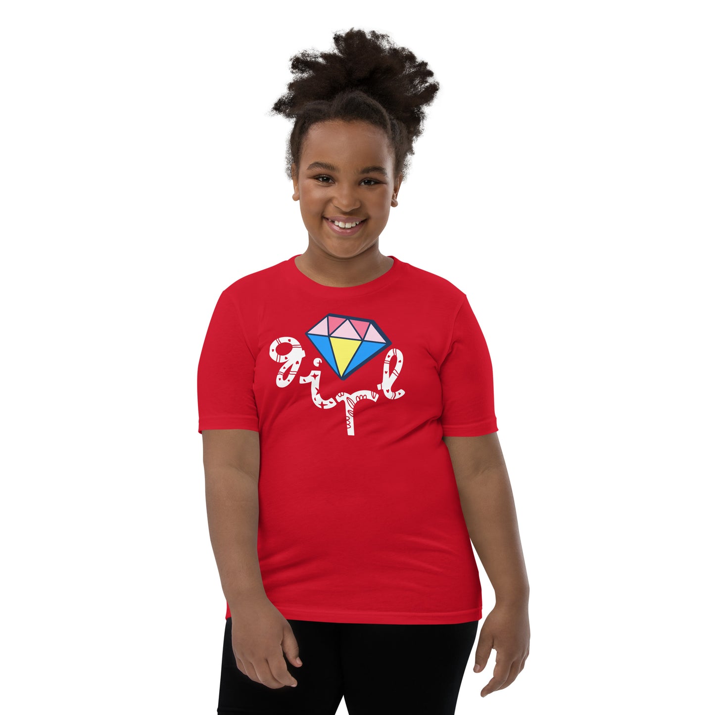 DIAMOND GIRL  Youth Short Sleeve T-Shirt