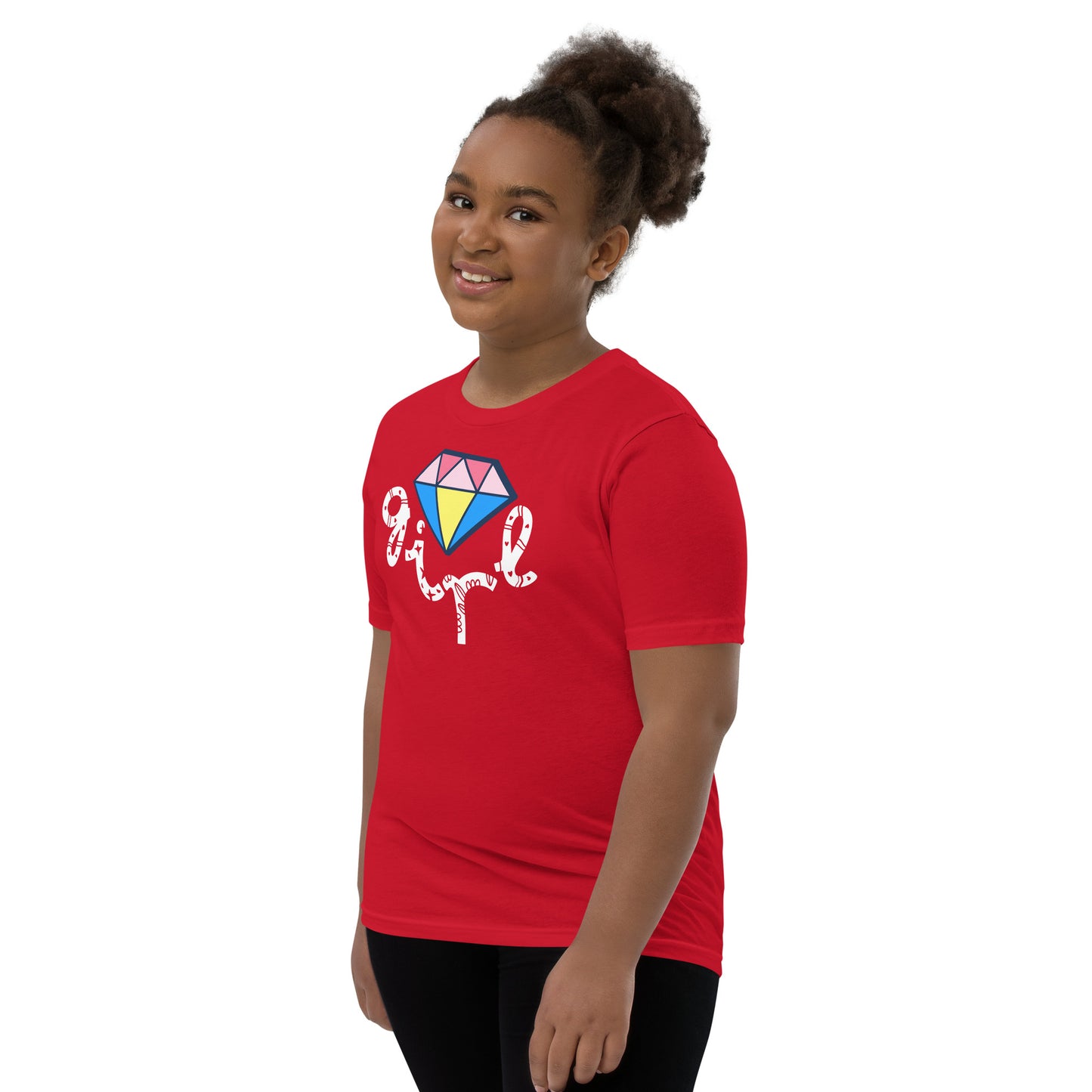 DIAMOND GIRL  Youth Short Sleeve T-Shirt