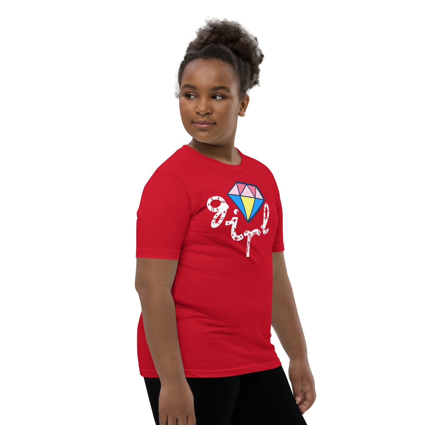 DIAMOND GIRL  Youth Short Sleeve T-Shirt