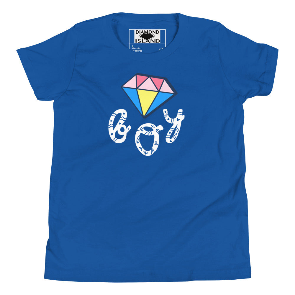 DIAMOND BOY  Youth Short Sleeve T-Shirt