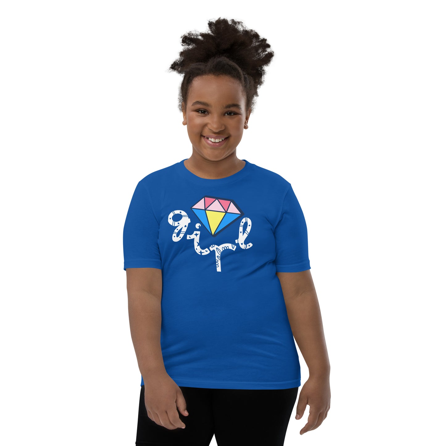 DIAMOND GIRL  Youth Short Sleeve T-Shirt