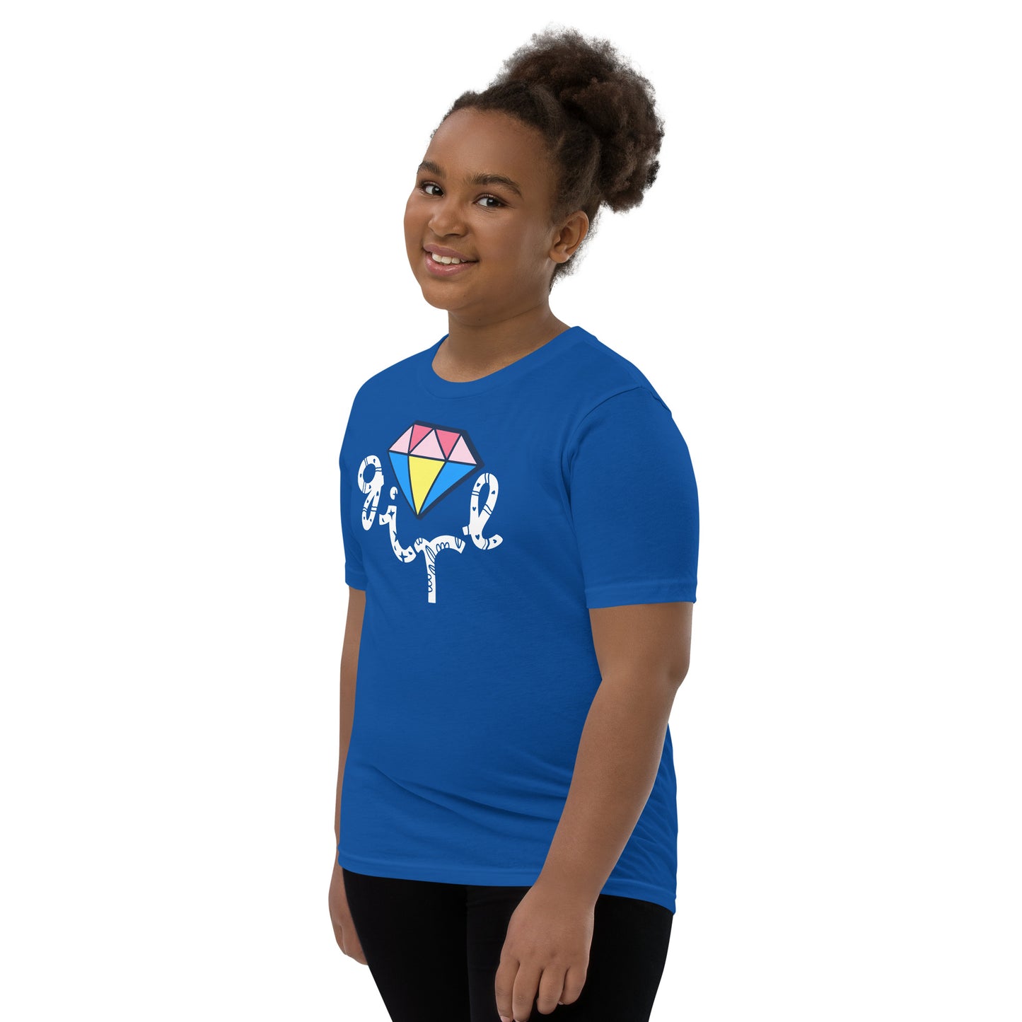 DIAMOND GIRL  Youth Short Sleeve T-Shirt