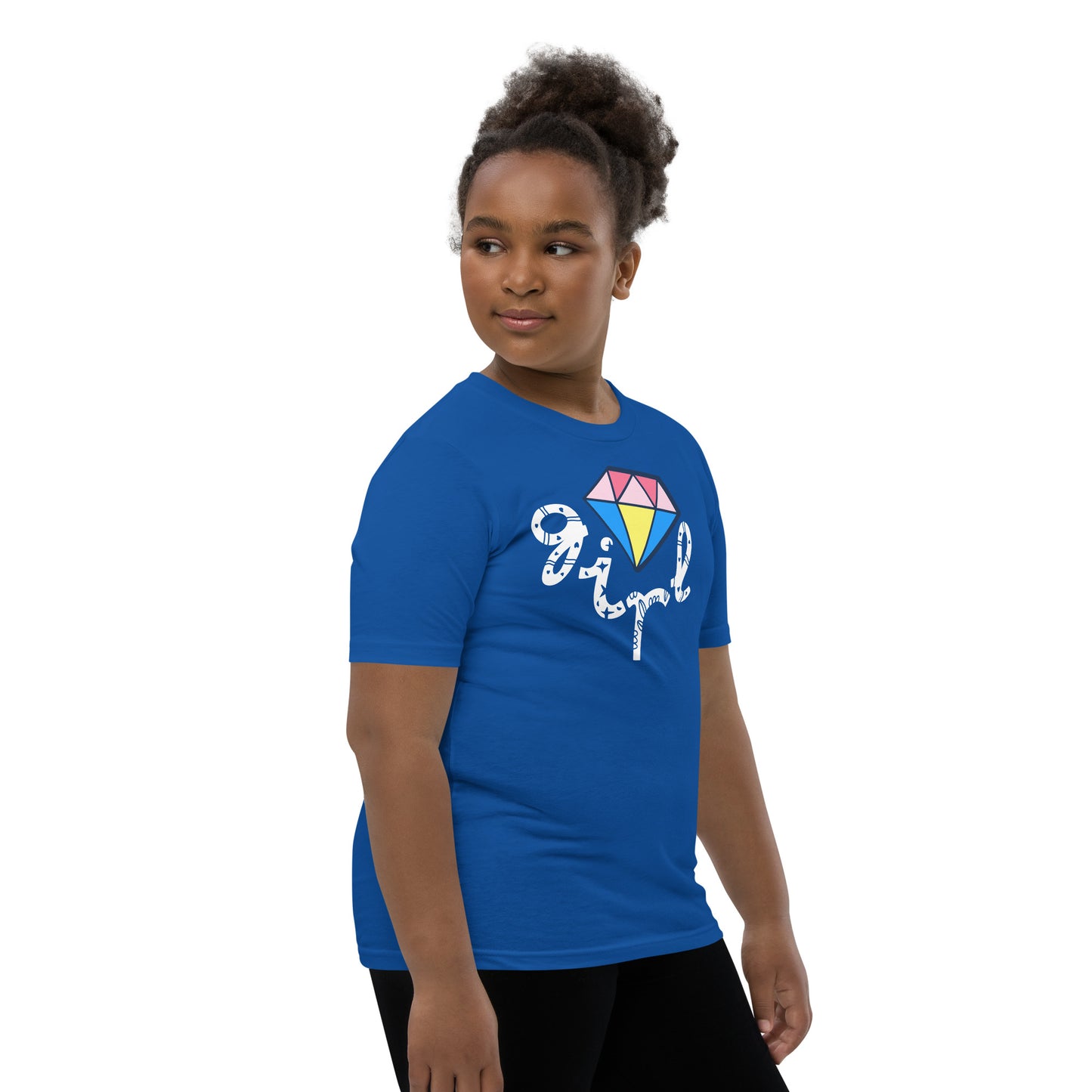 DIAMOND GIRL  Youth Short Sleeve T-Shirt