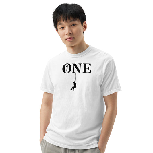 ONE ORIGINAL GEAR SWINGER  heavyweight t-shirt  White/ Black