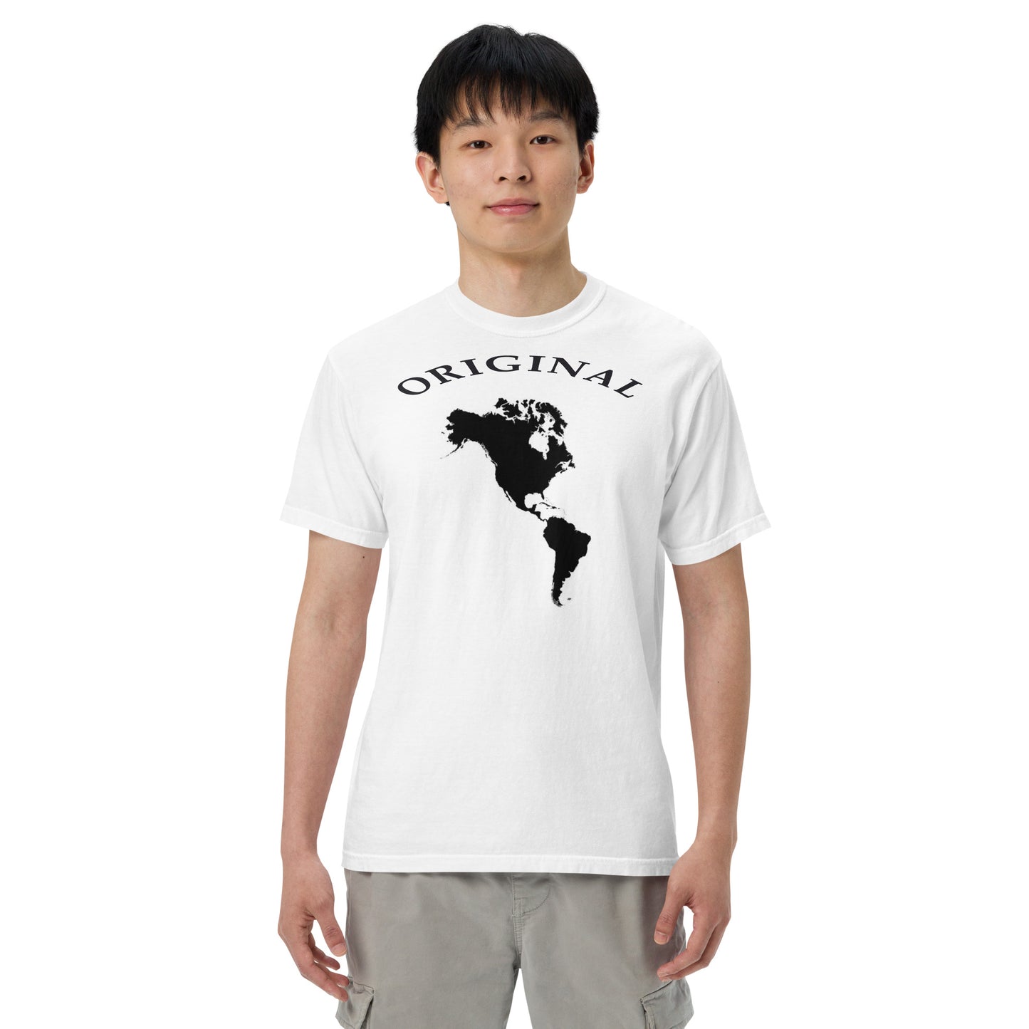 ONE ORIGINAL GEAR  heavyweight t-shirt  White/ Black