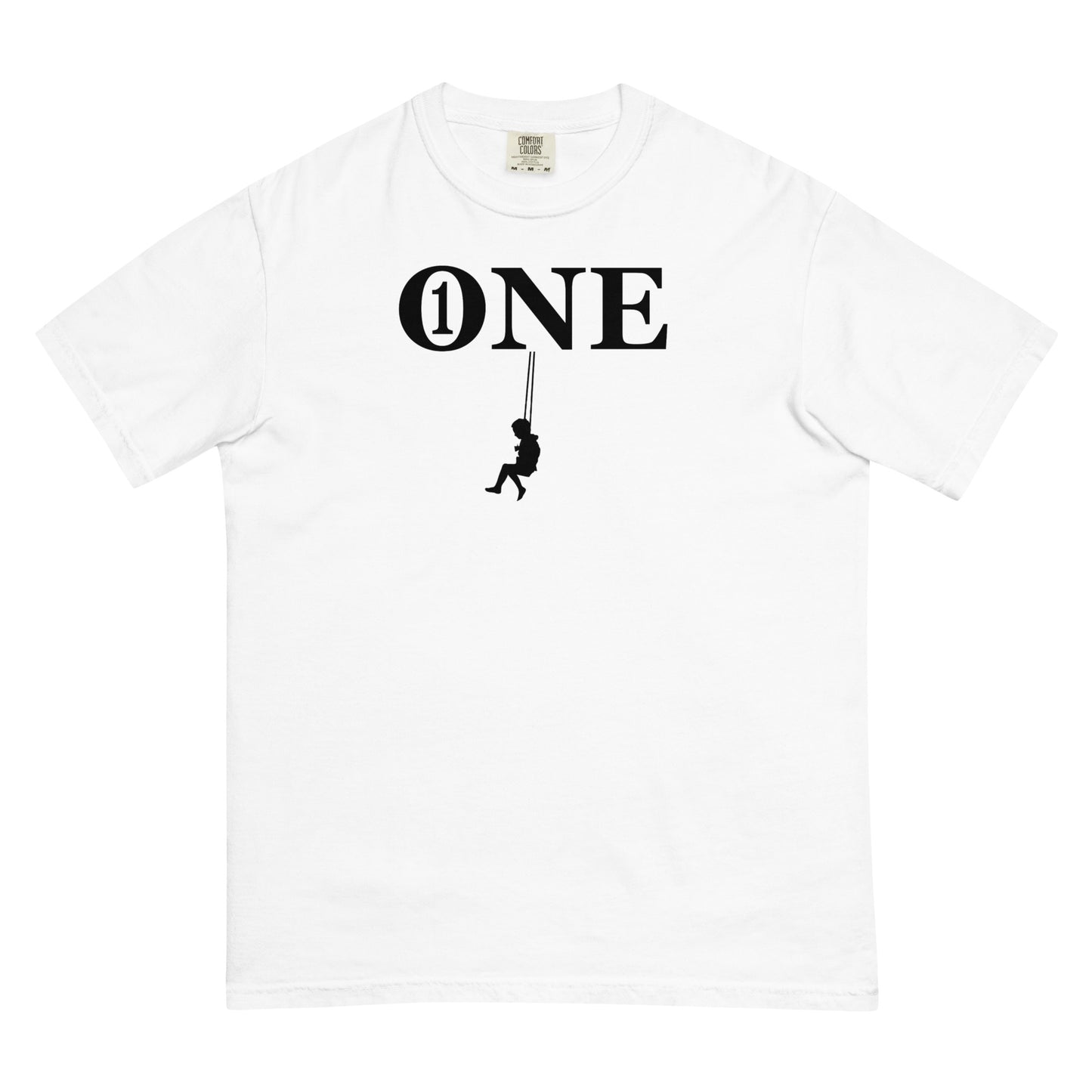 ONE ORIGINAL GEAR SWINGER  heavyweight t-shirt  White/ Black