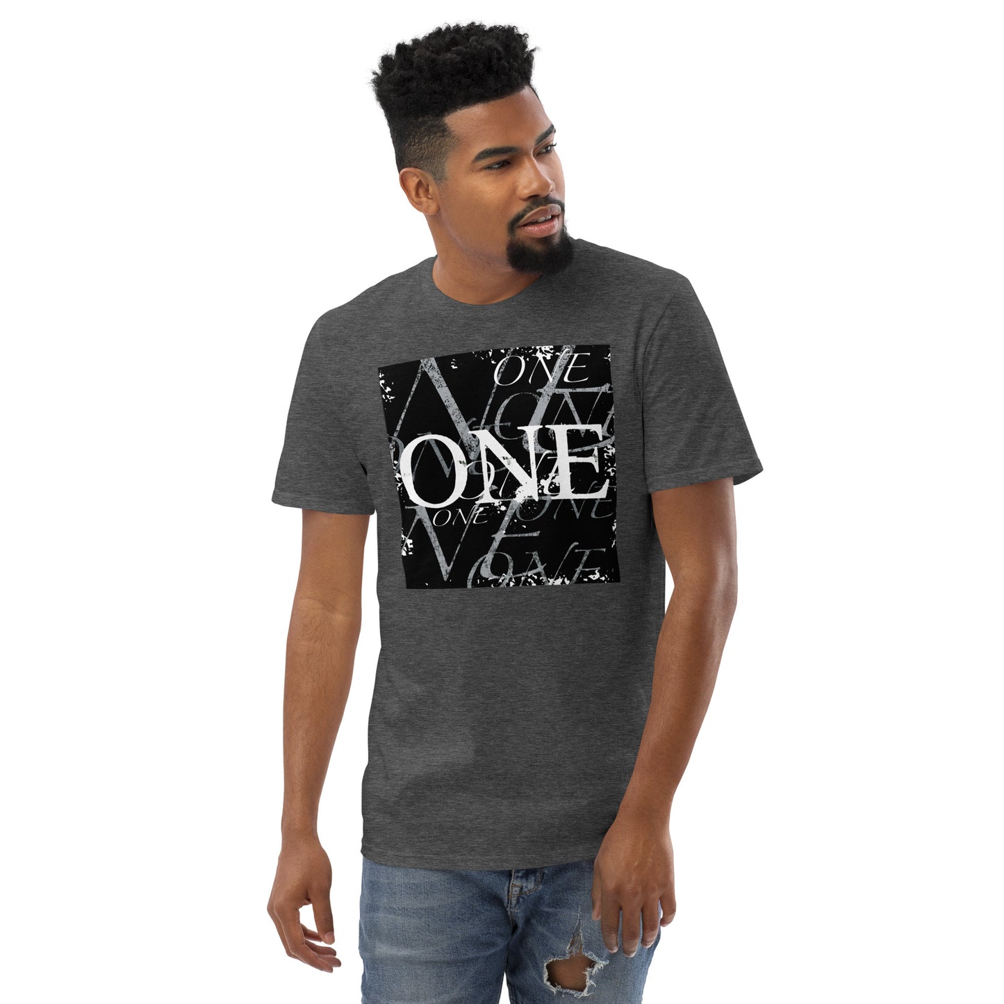 ONE ORIGINAL GEAR REPEAT Short-Sleeve T-Shirt  Black;  Navy;  Heather Dark Gray;  Royal Blue;  Heather Gray;  White