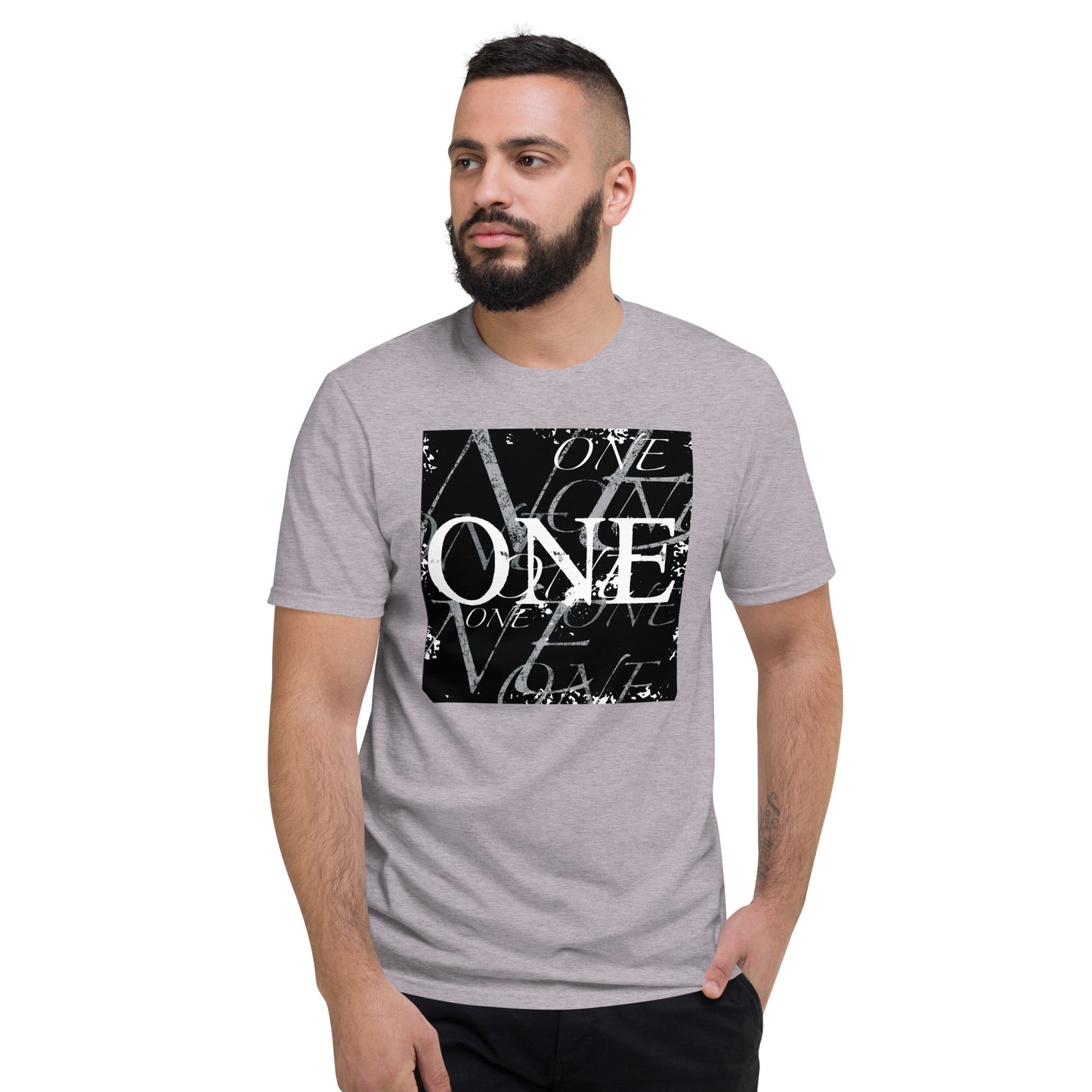 ONE ORIGINAL GEAR REPEAT Short-Sleeve T-Shirt  Black;  Navy;  Heather Dark Gray;  Royal Blue;  Heather Gray;  White
