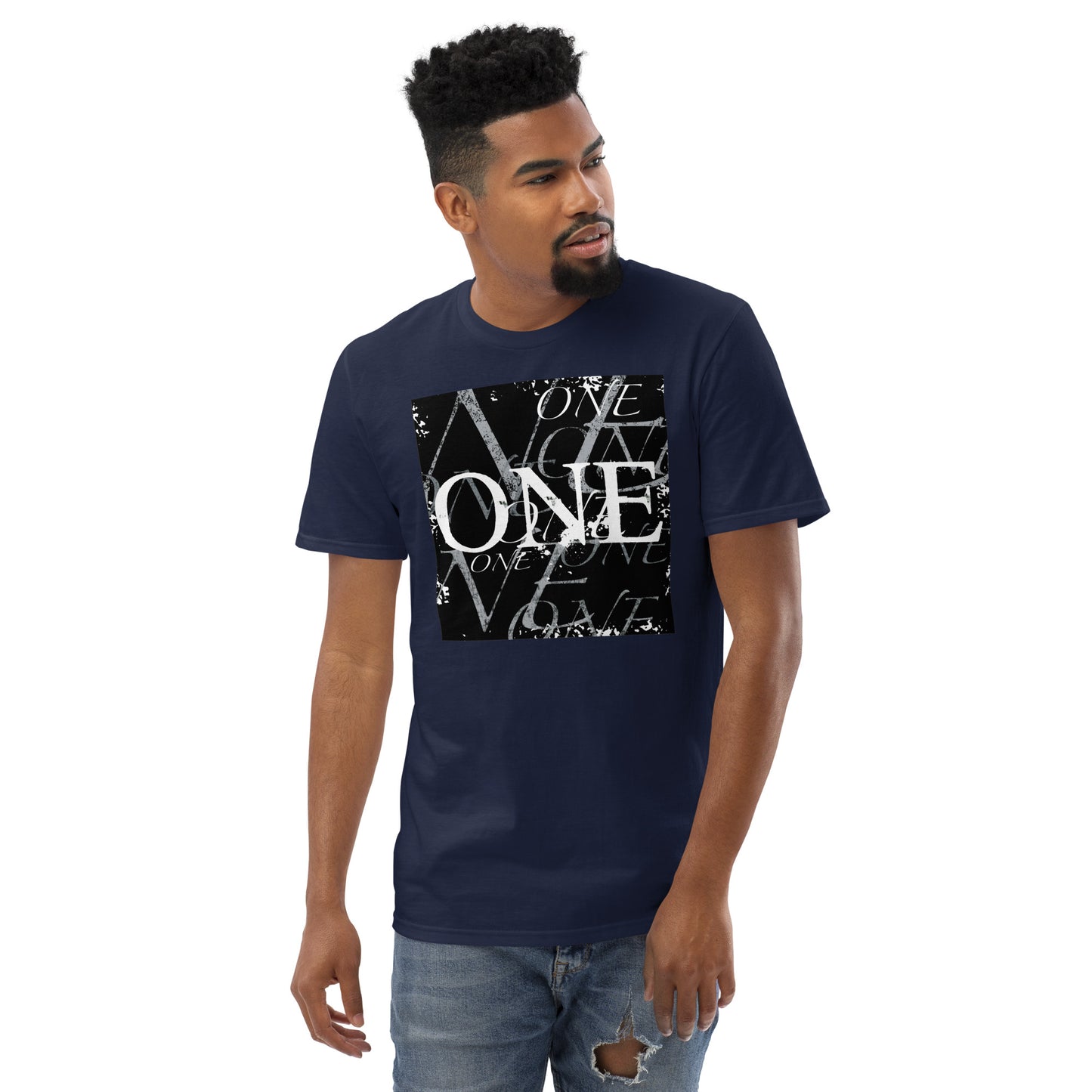 ONE ORIGINAL GEAR REPEAT Short-Sleeve T-Shirt  Black;  Navy;  Heather Dark Gray;  Royal Blue;  Heather Gray;  White