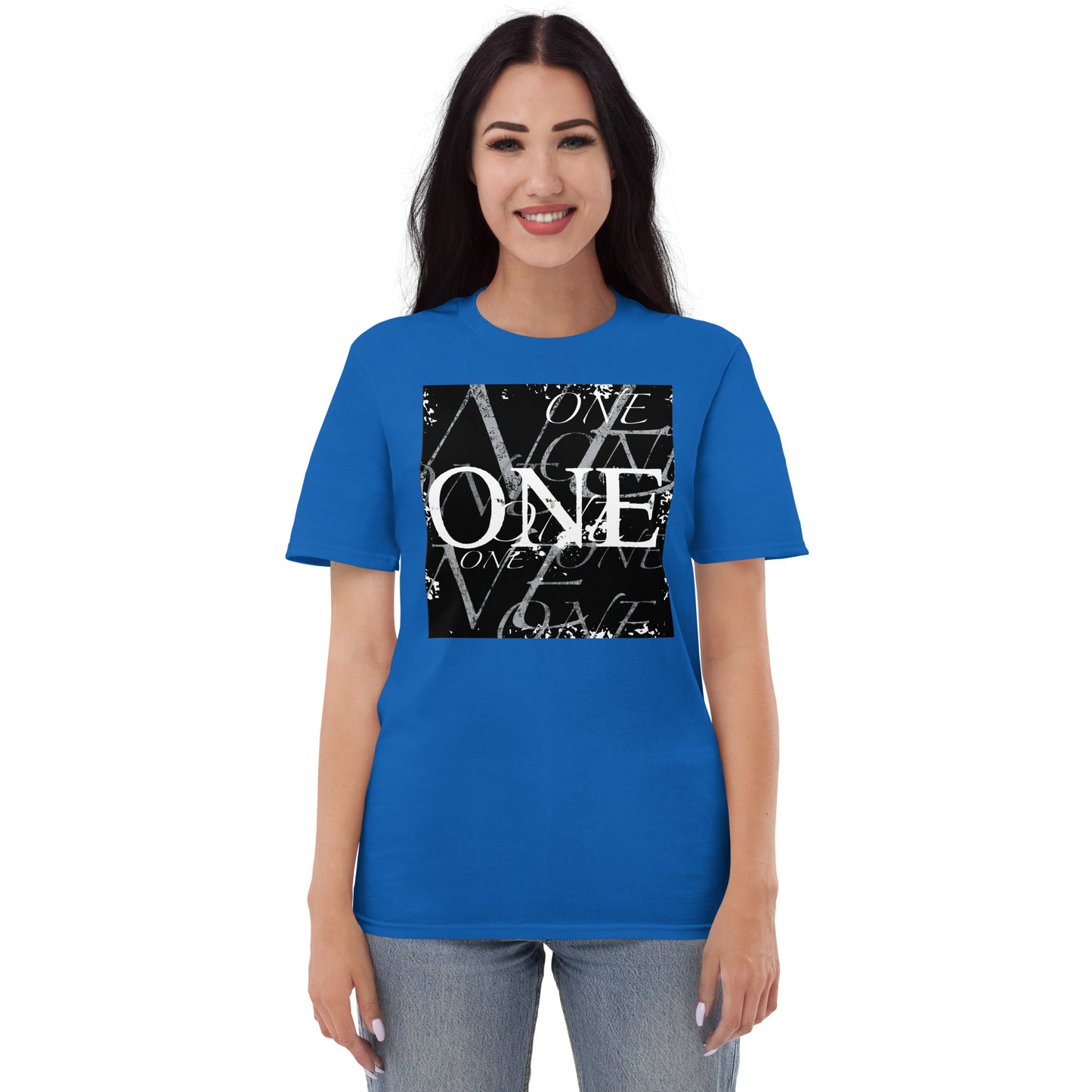 ONE ORIGINAL GEAR REPEAT Short-Sleeve T-Shirt  Black;  Navy;  Heather Dark Gray;  Royal Blue;  Heather Gray;  White