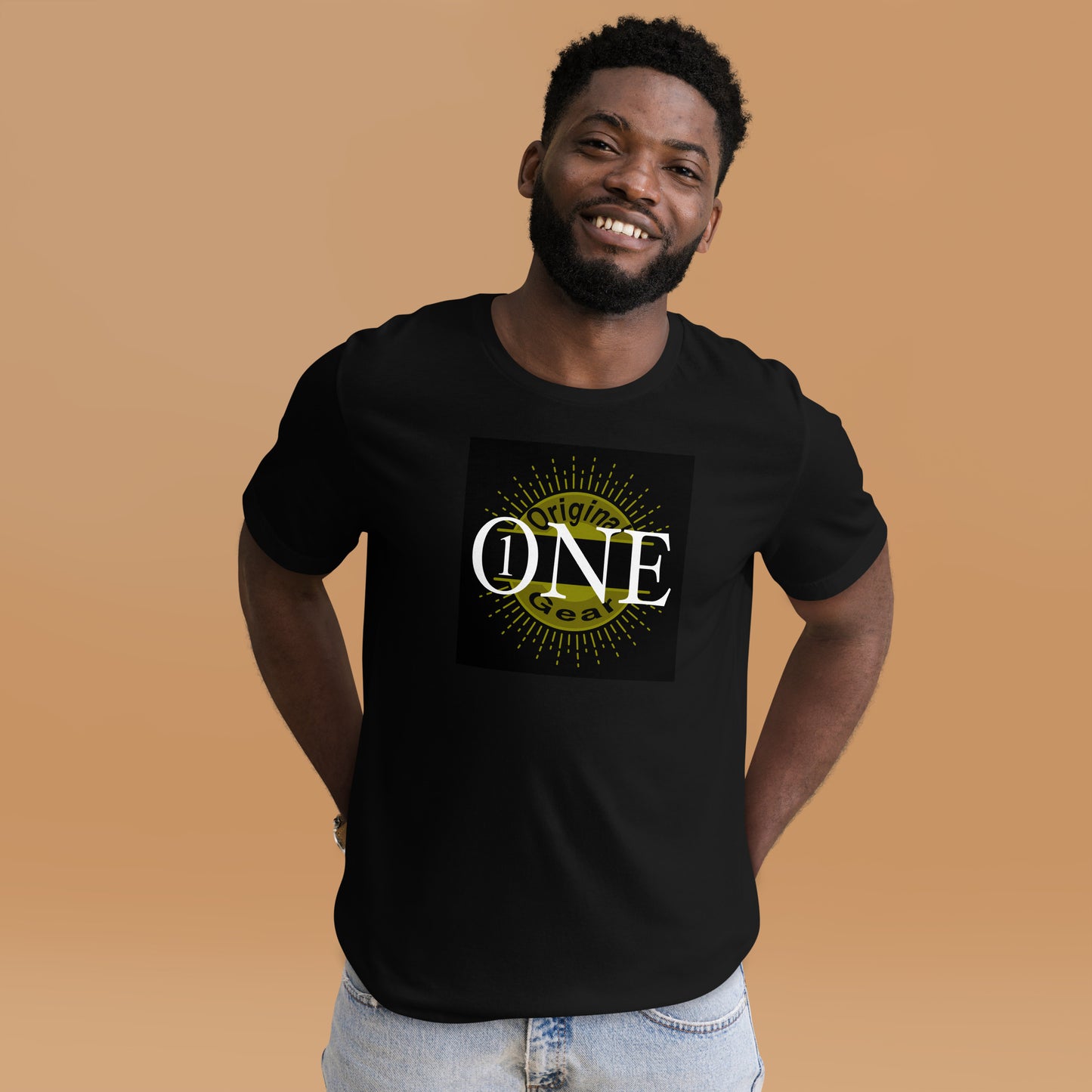 ONE ORIGINAL GEAR  Unisex t-shirt  Yellow/Black;  Black/Yellow